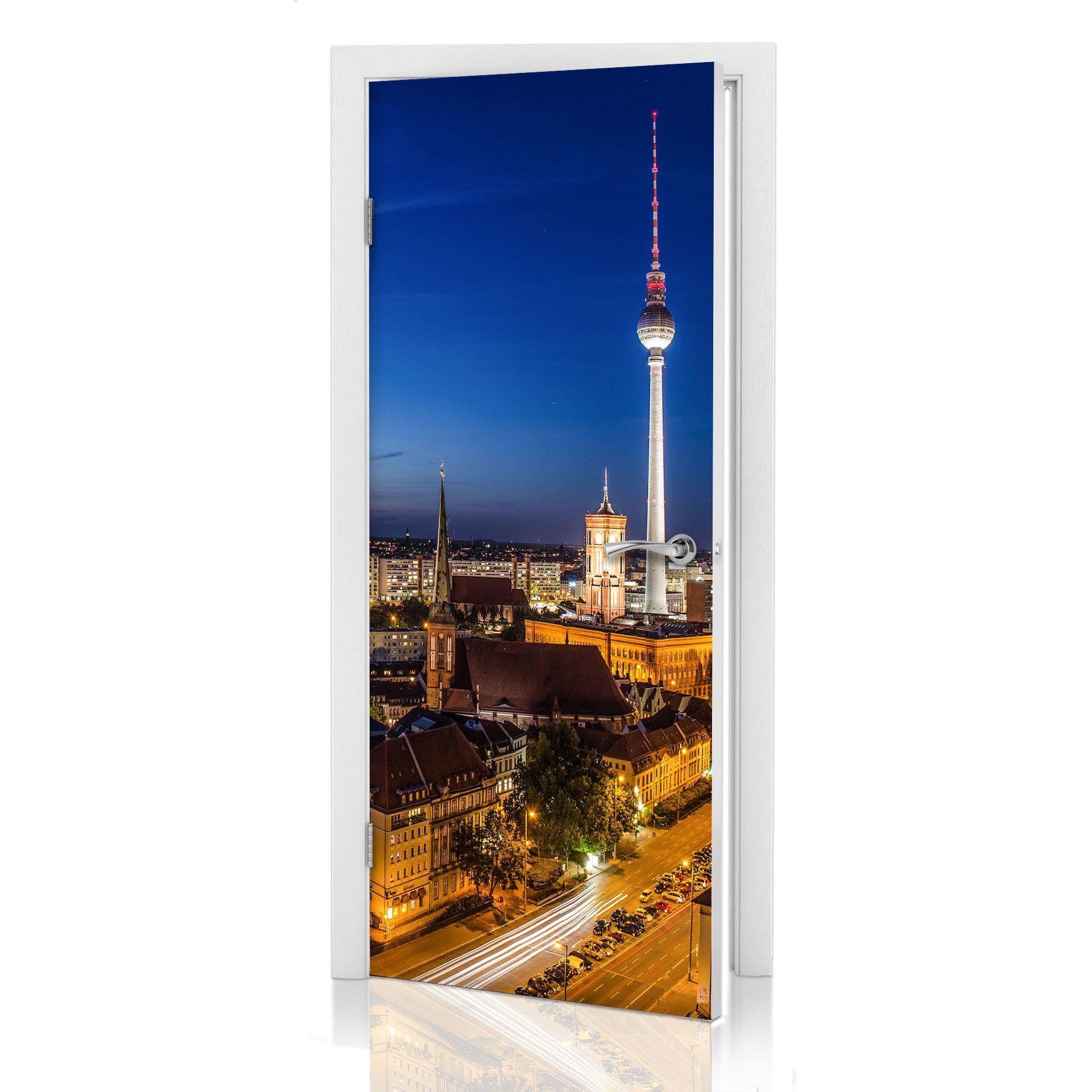 Türdesign Berlin Panorama 91x200 cm