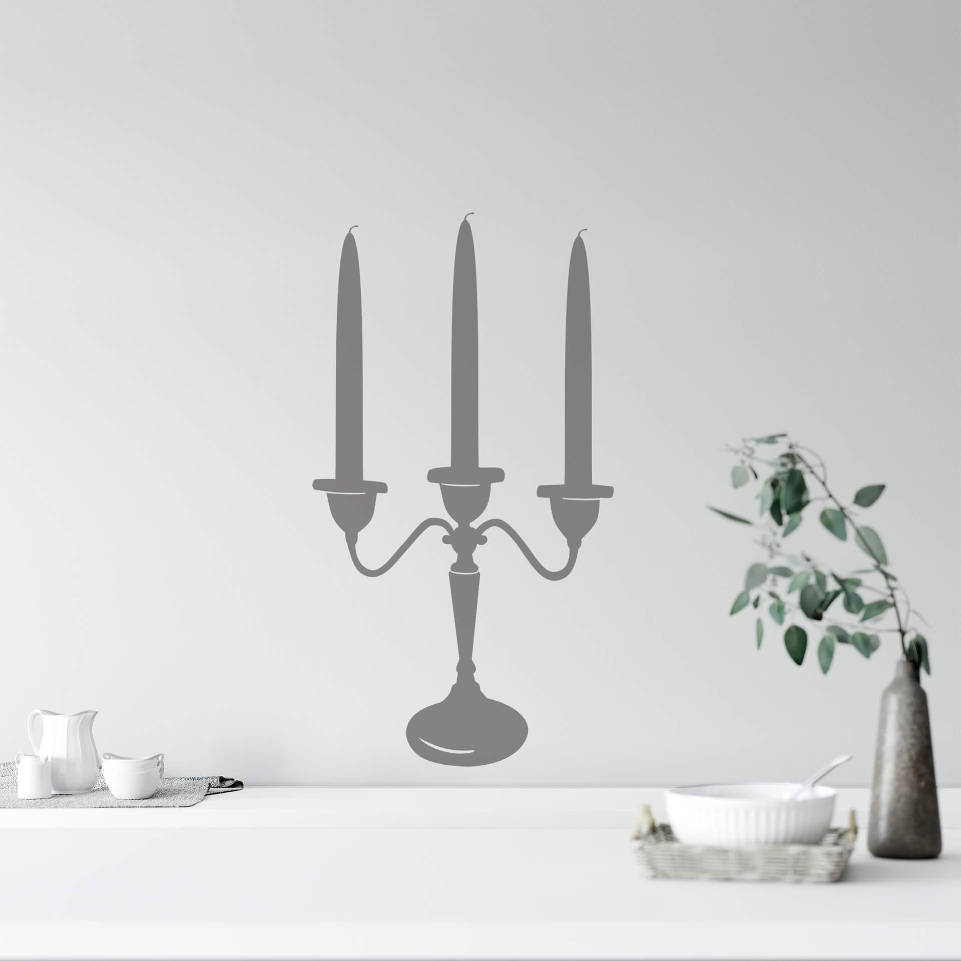 Wallsticker -  Lysestageren