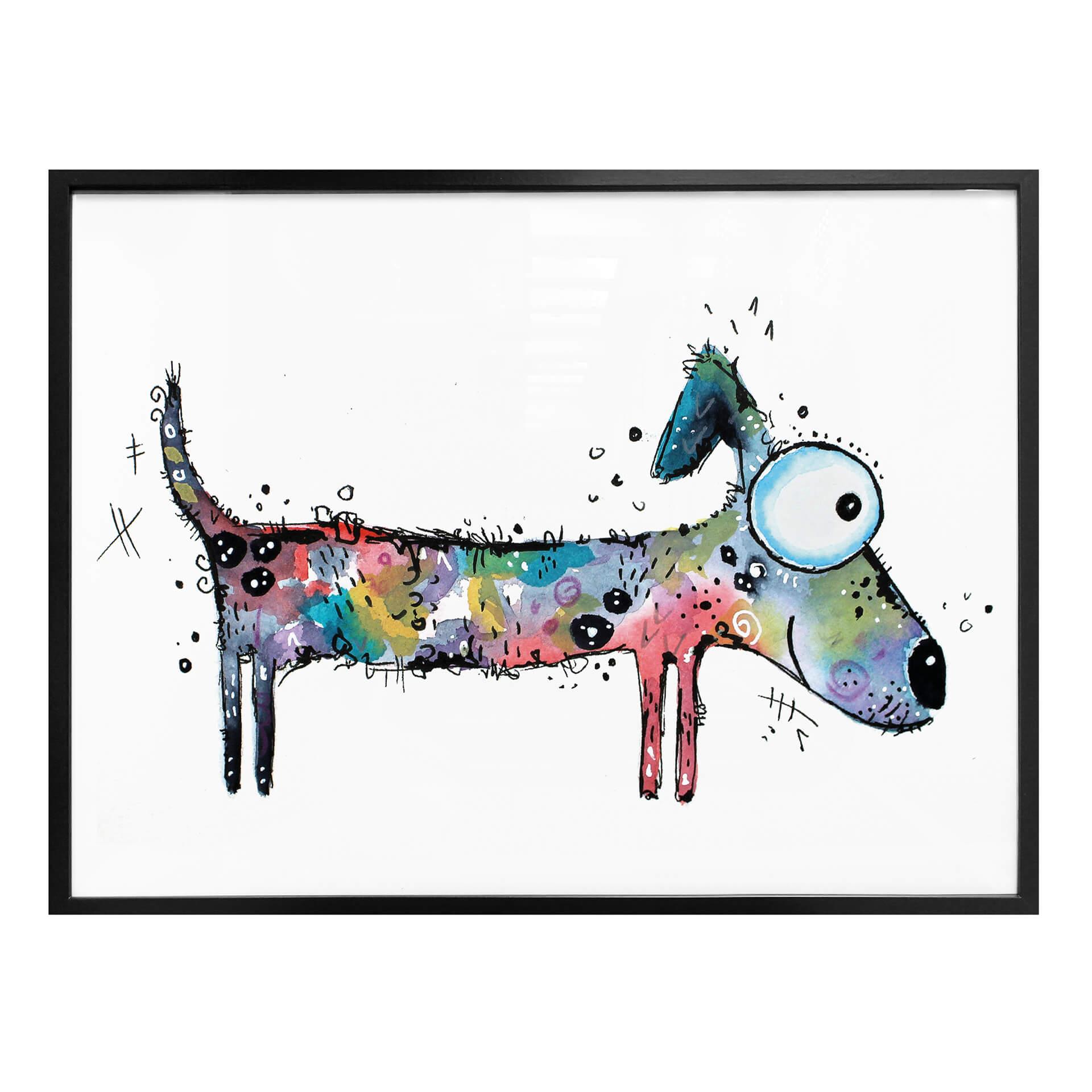 Póster Hagenmeyer - Perro feliz