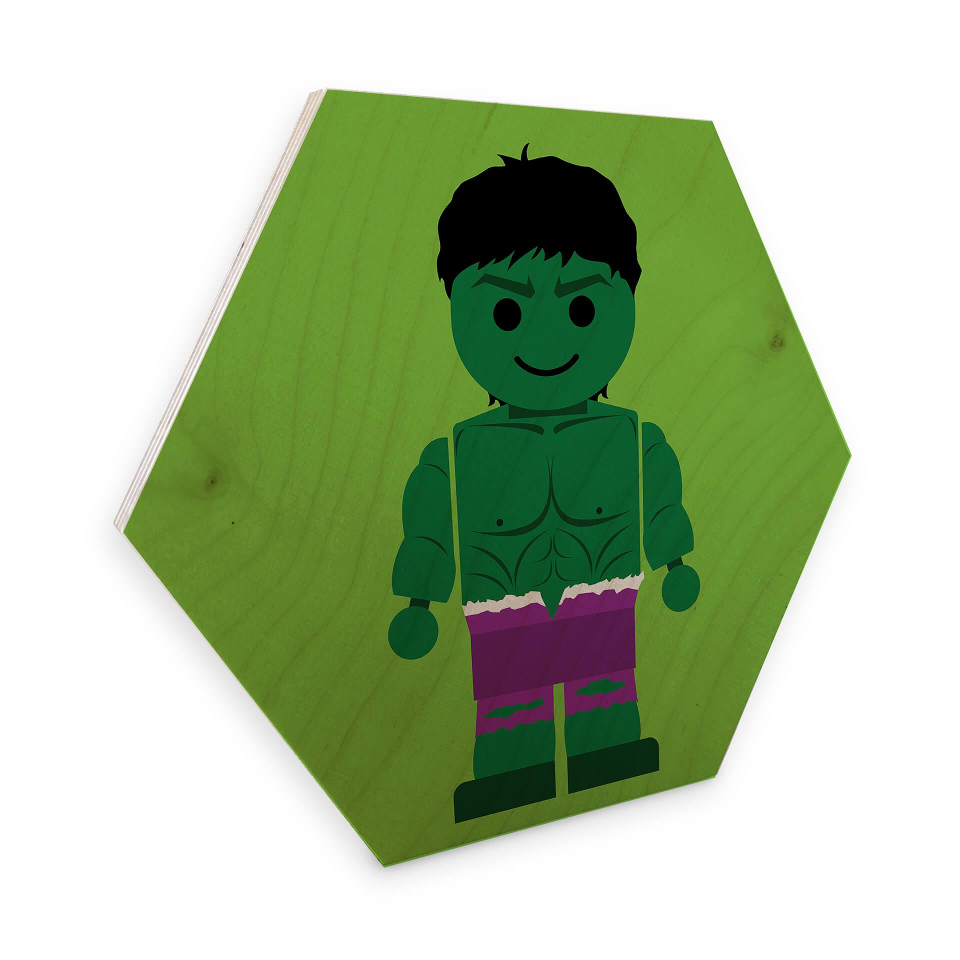 Hexagon - Birketræ - Gomes - The Hulk legetøj