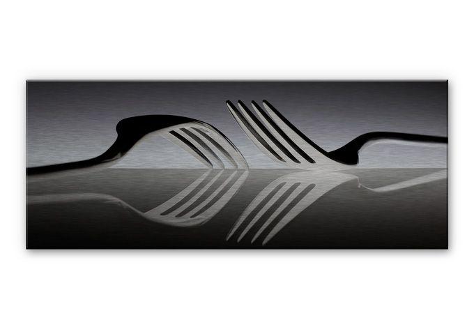 Aluminium Dibond De Kogel - Silverware Reflection - Panorama