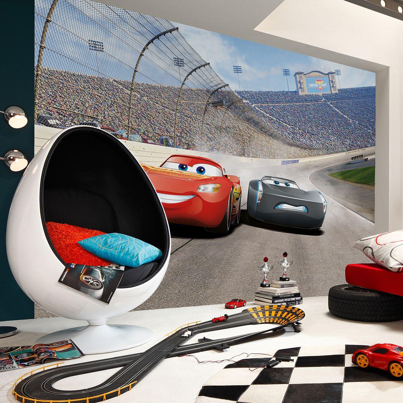 Fotobehang Disney Cars Duel