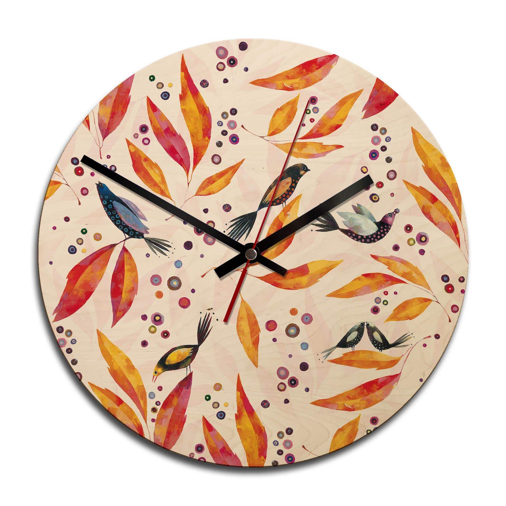 Horloge murale en bois - Blanz - Ruée vers la couleur