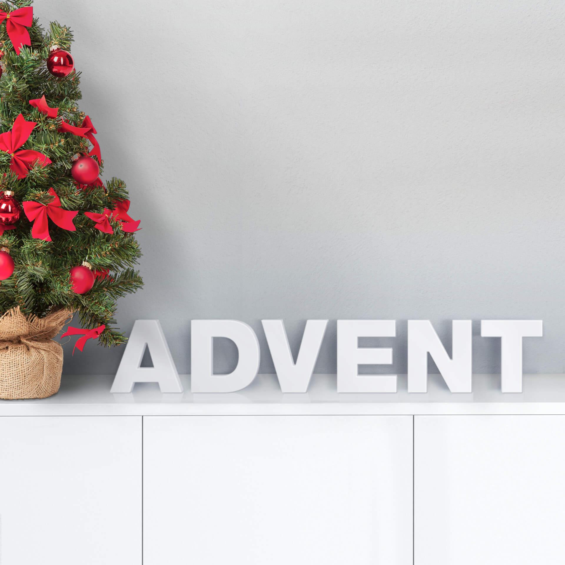 Lettres décoratives - Advent