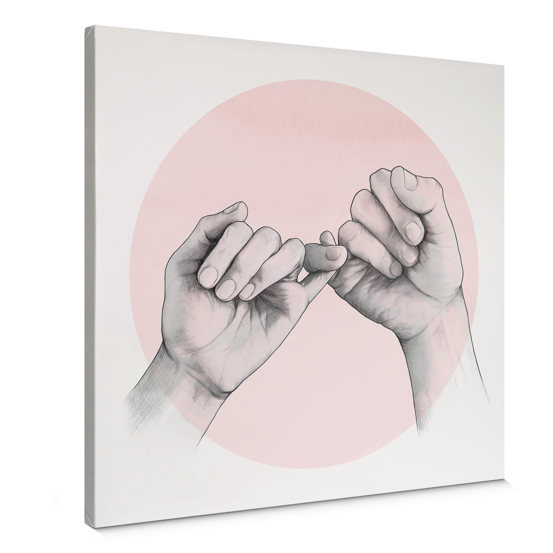 Lienzo Graves - Pinky swear
