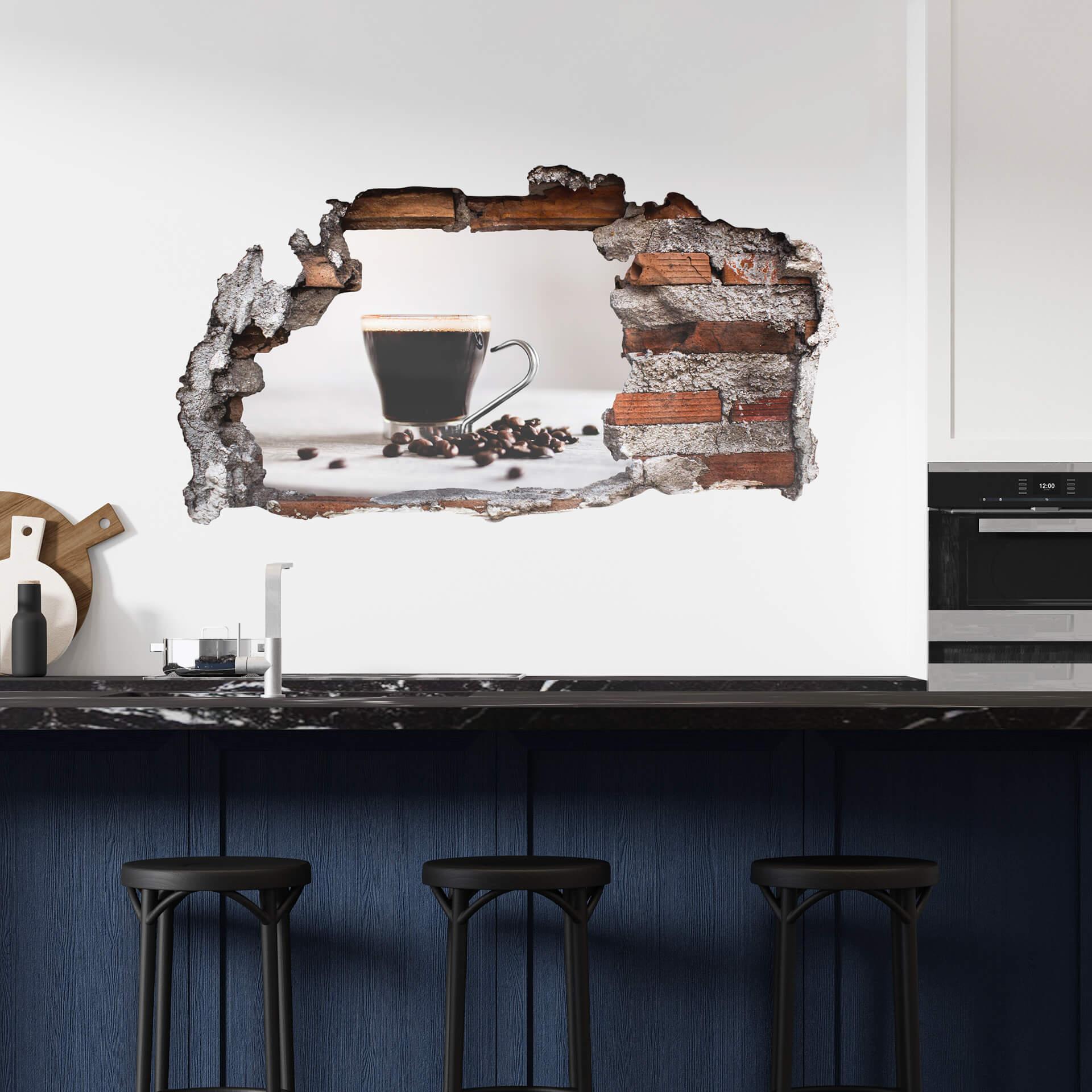 3D Wallsticker - Kaffepause