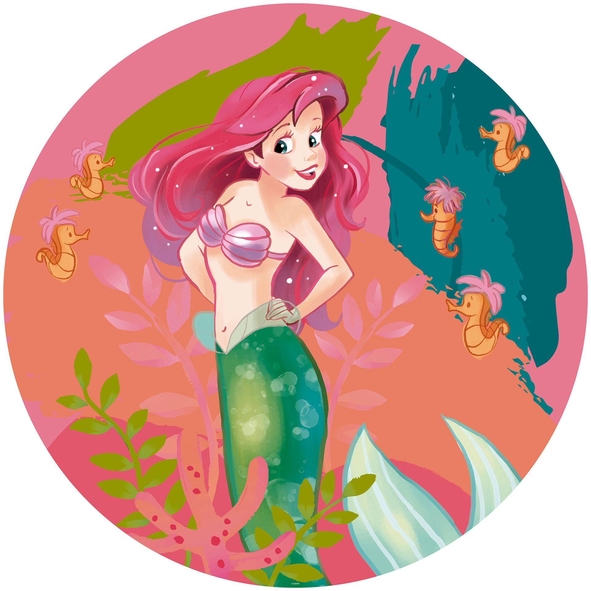 Selvklæbende tapet - Ariel Happy Coral - 125 x 125 cm