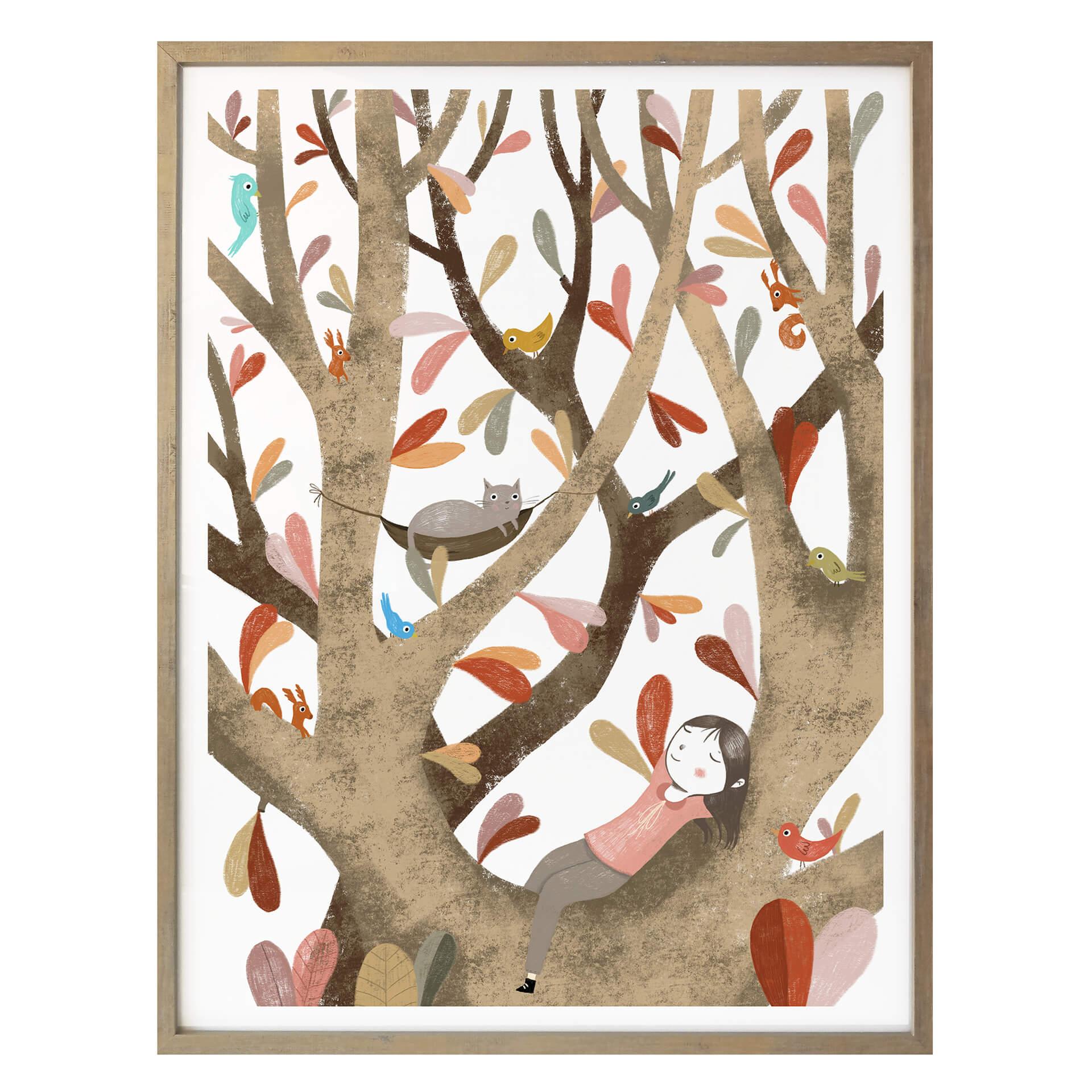 Póster Loske - En el árbol 02