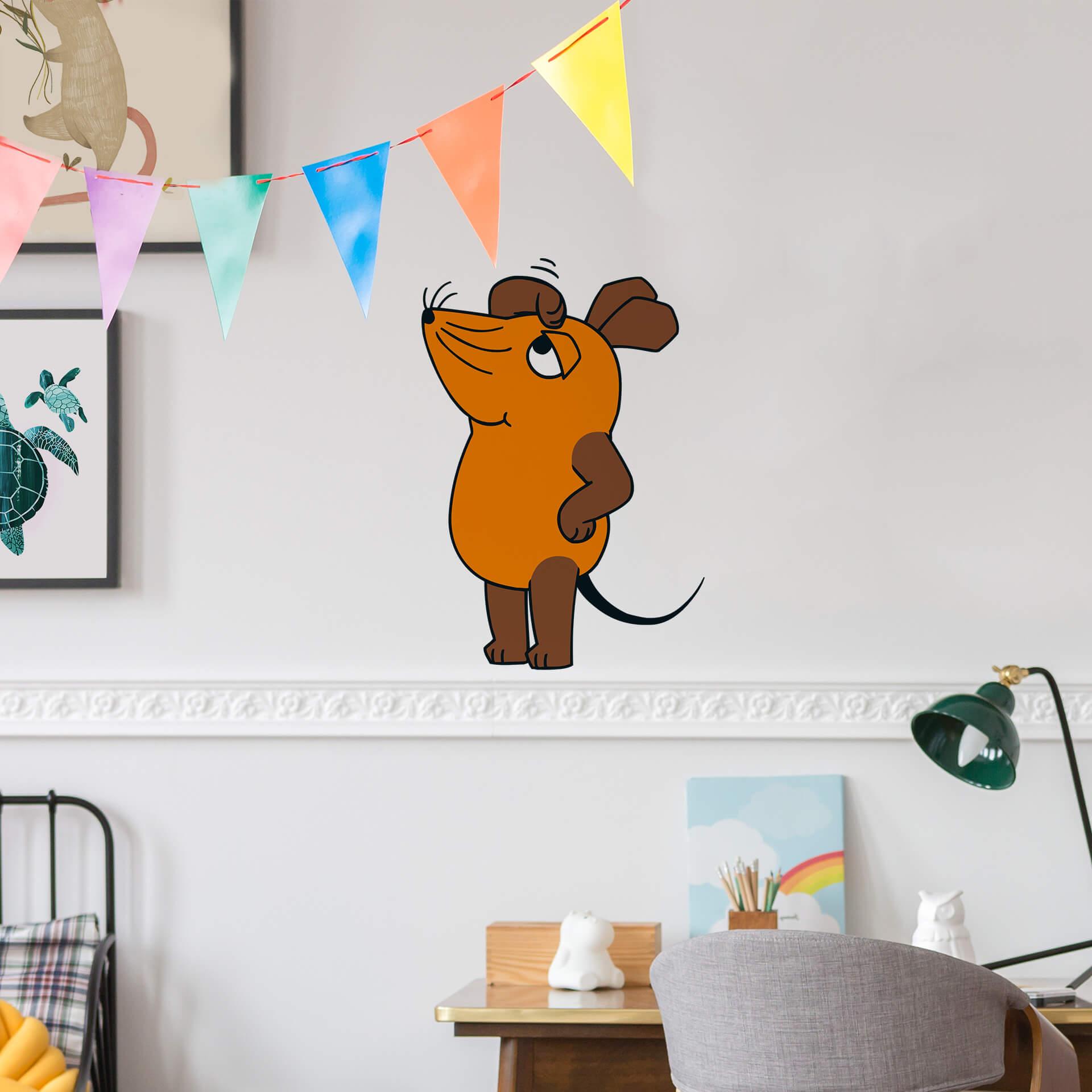 Muursticker De Muis denkt na