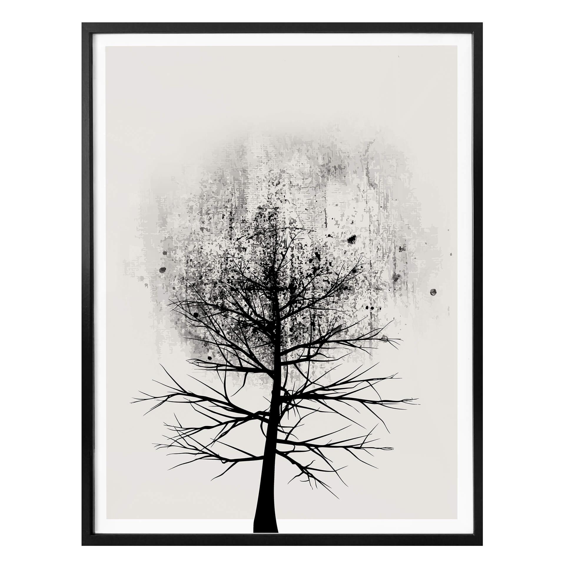 Plakat - Kubistika - Tree Study 01