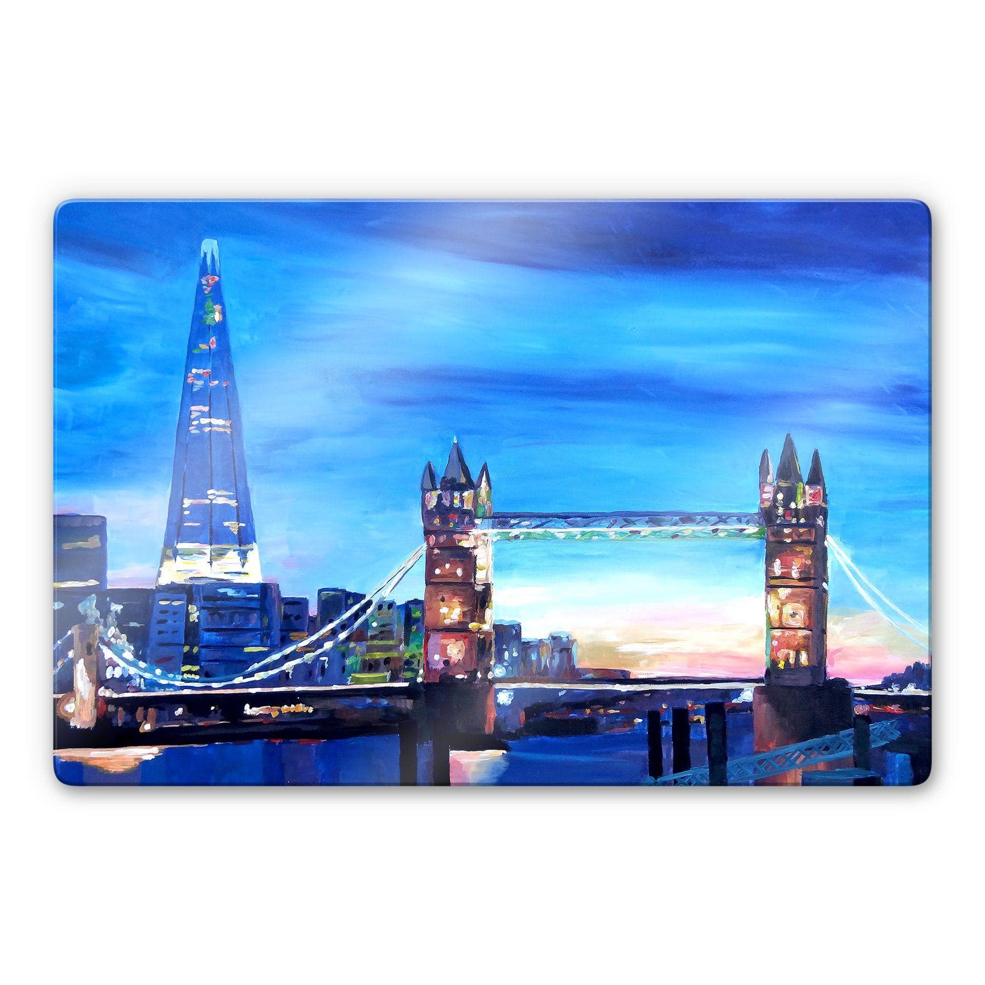 Tableau en verre - Bleichner  - Le Tower Bridge et le Sharp