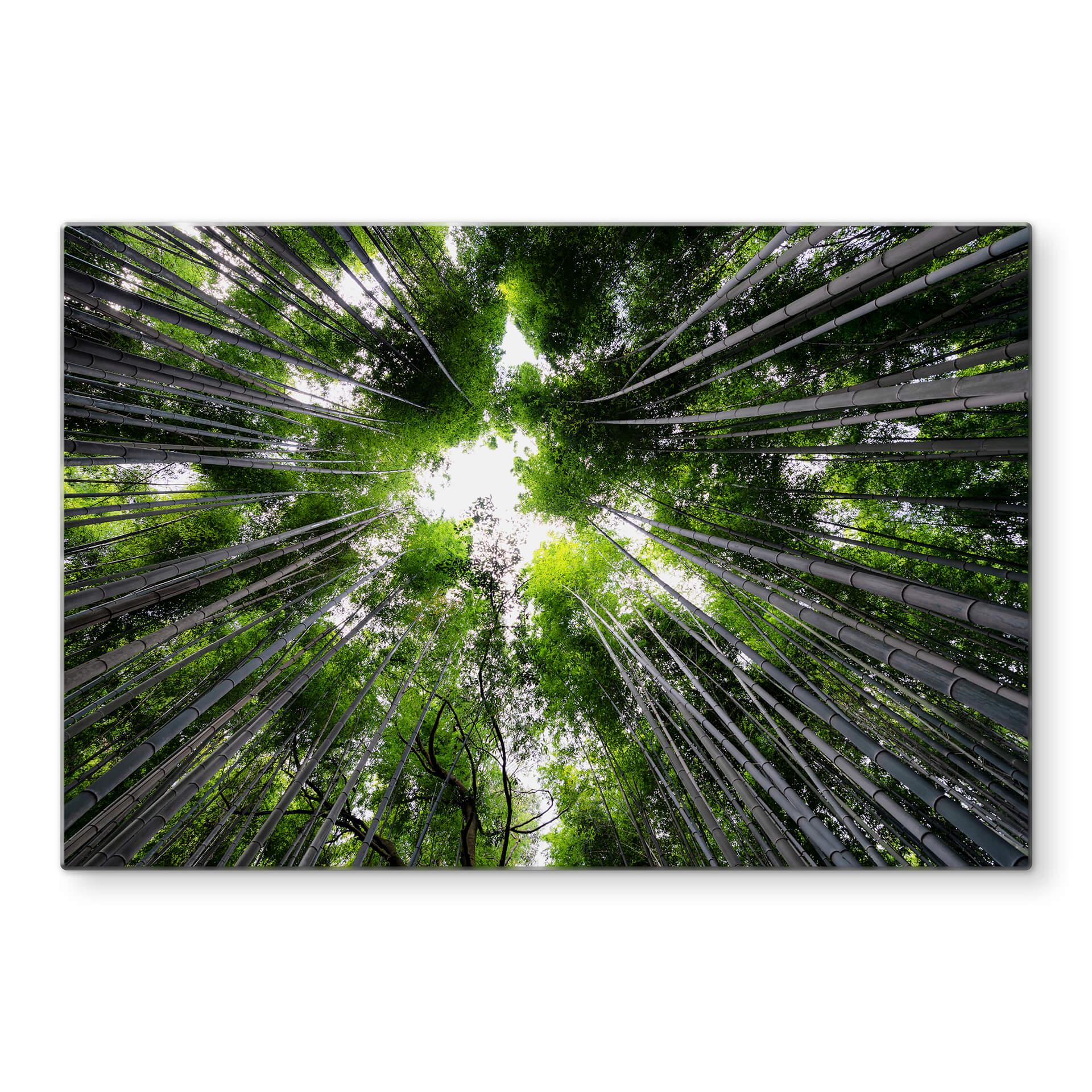 Glasschilderij Hugonnard - Japanese Forest