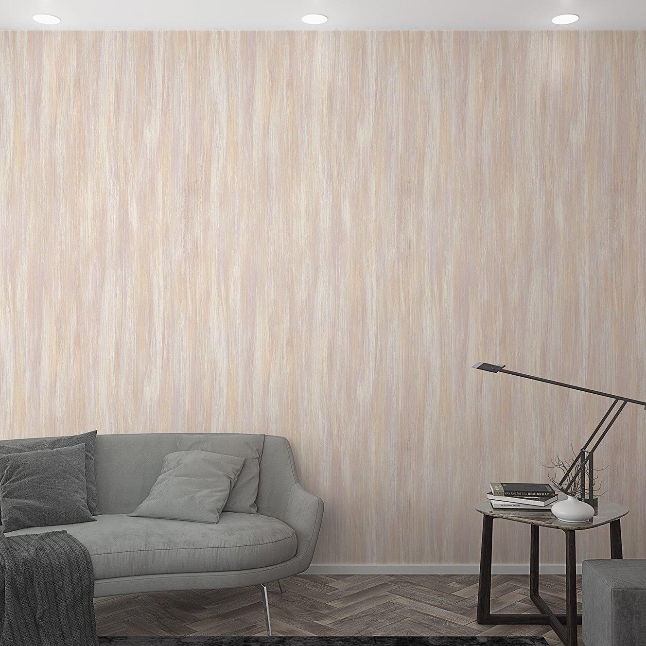 Fototapet, beige striber 2,70 x 1,06 m