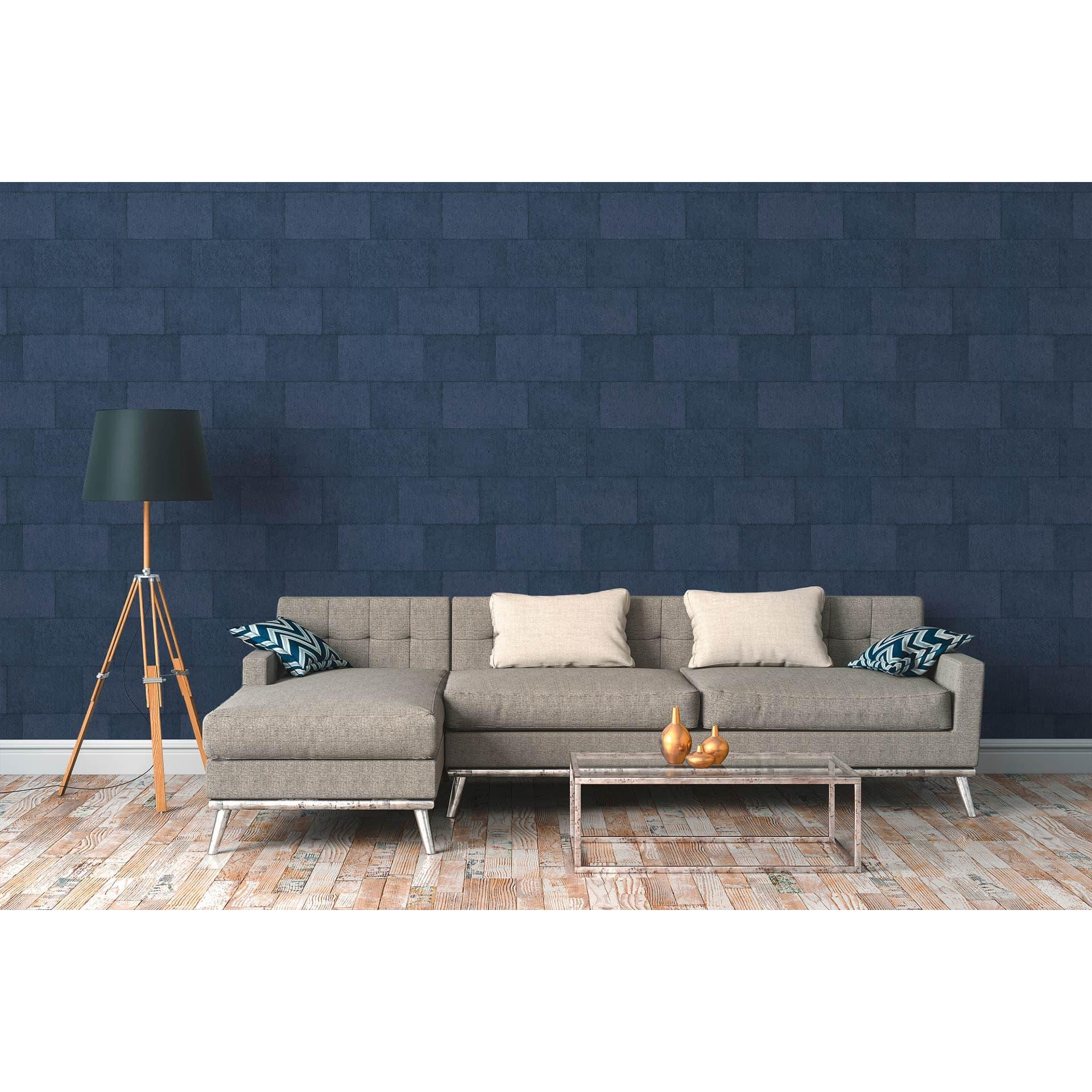 Livingwalls Titanium 3 papier peint intissé imitation pierre