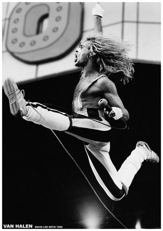 Plakat Van Halen - David Lee Roth 1980, Plakat (59,4 x 84,1 cm)
