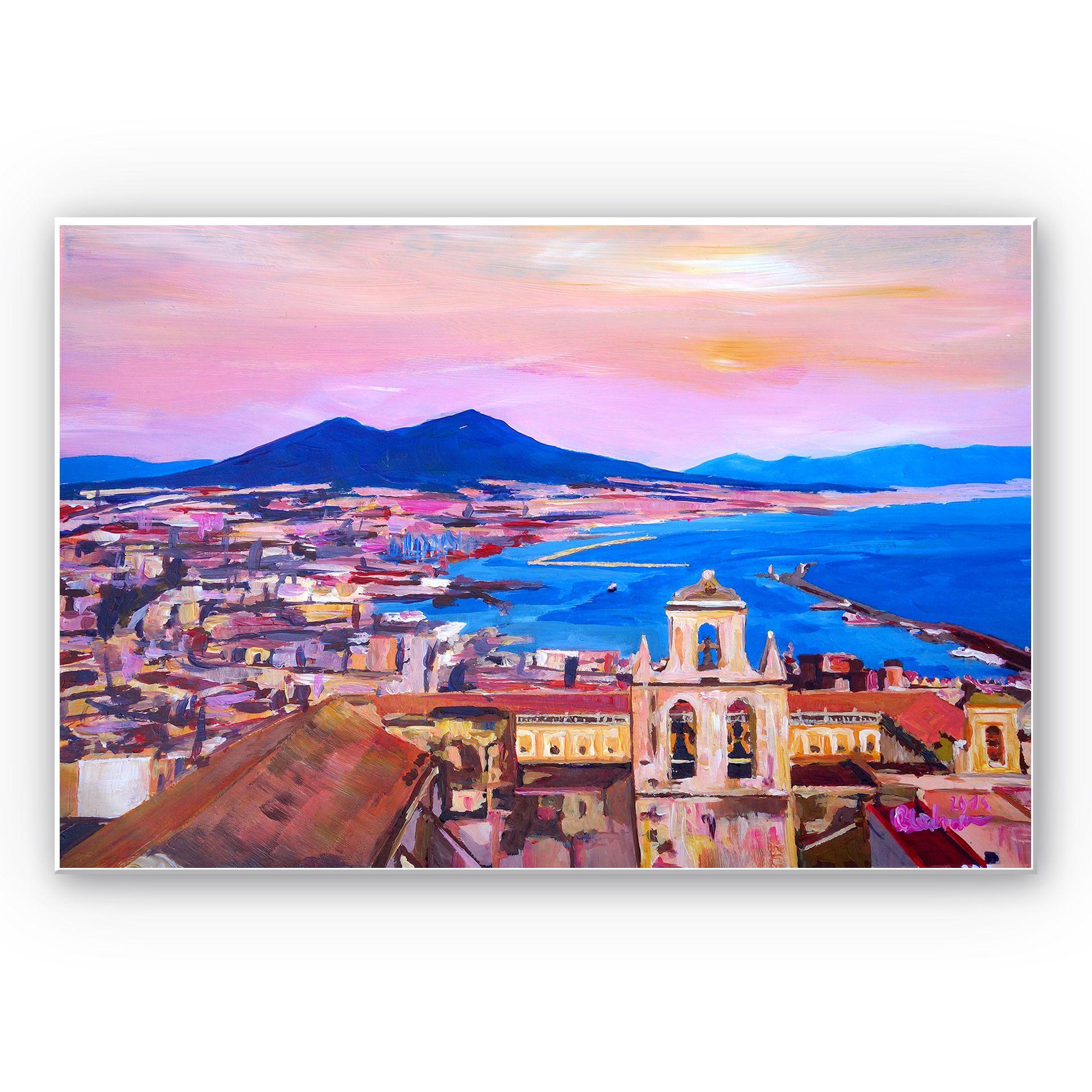 Tableau Forex - Bleichner -Naples with Mount Vesuvio