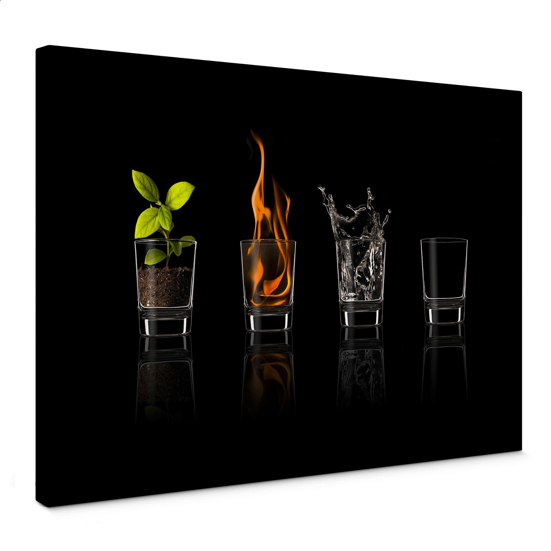Canvasbillede - Frutos Vargas - The Four Elements