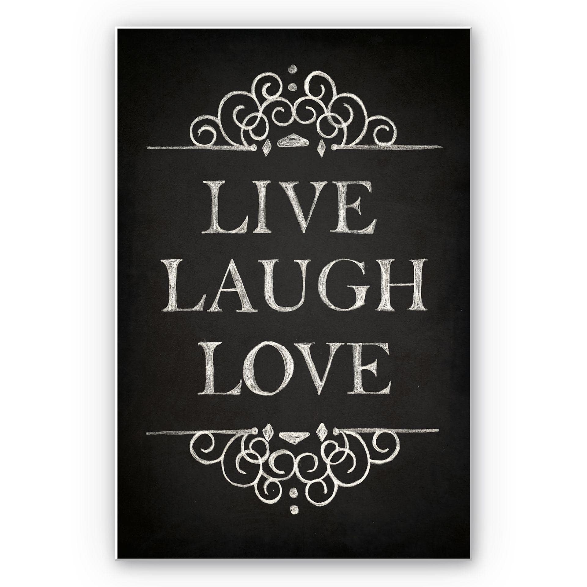 Tableau Forex - Tableau en mousse PVC dure - Live Laugh Love