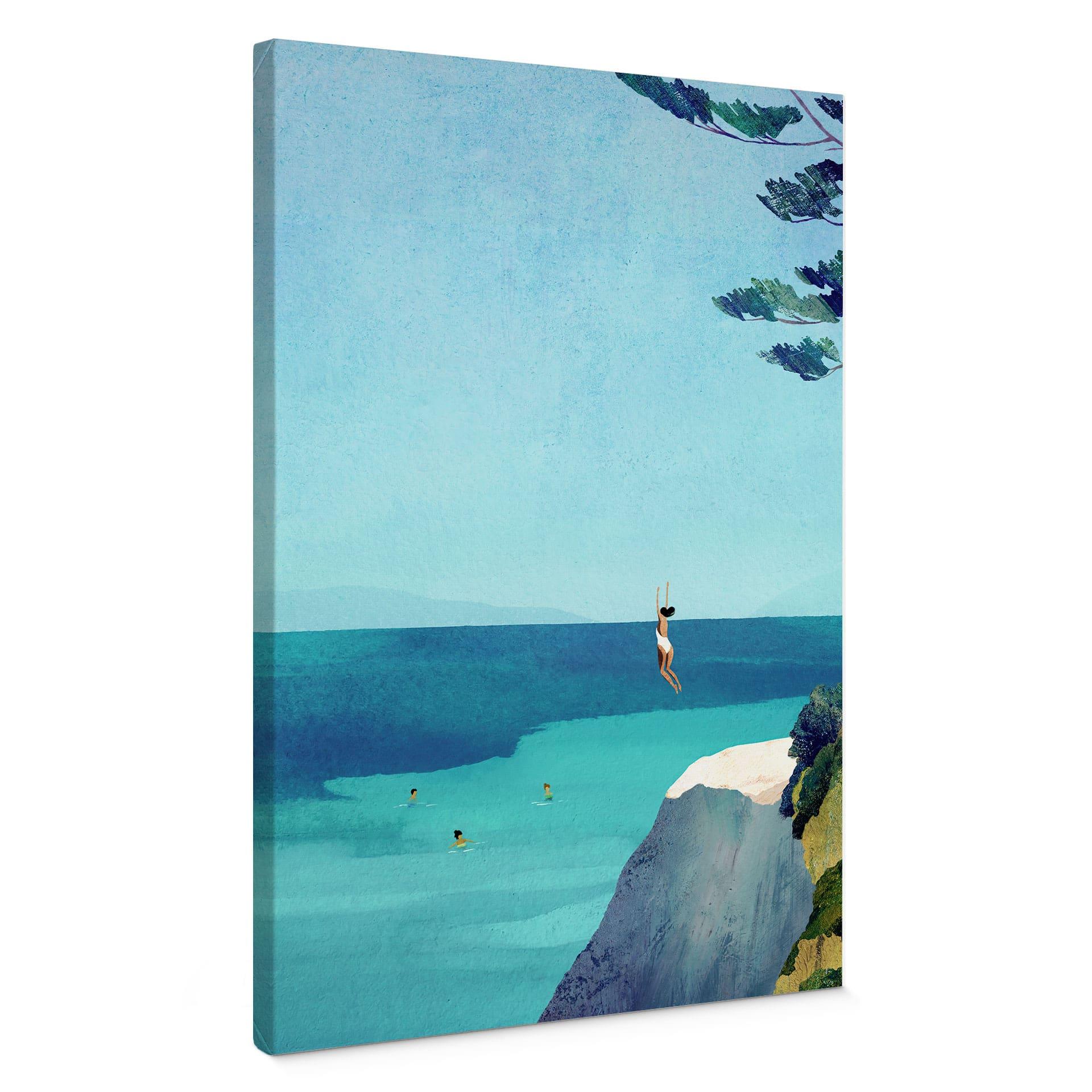 Leinwandbild Sommerglück am türkisblauen Meer - Rivers