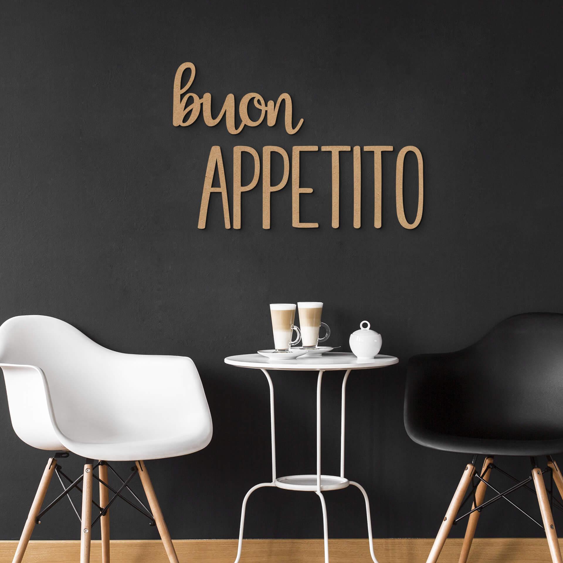 MDF-dekoration Buon Appetito