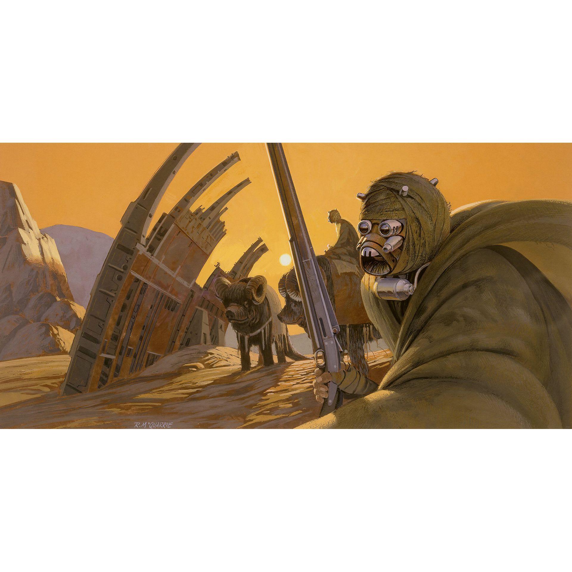 Vlies Fototapete - Star Wars Classic RMQ Tusken - 500 x 250 cm