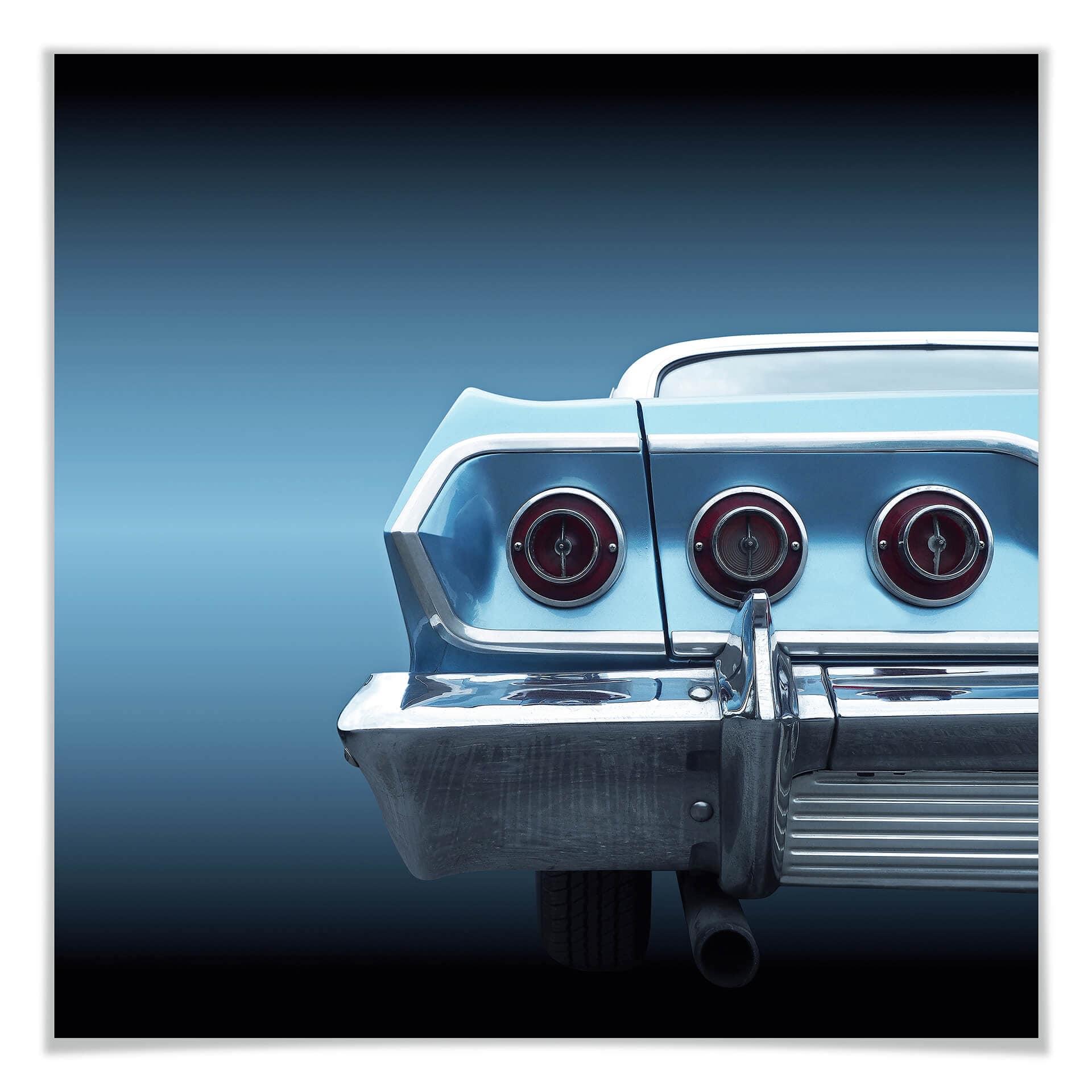 Póster Gube - Coche de época - Cuadrado