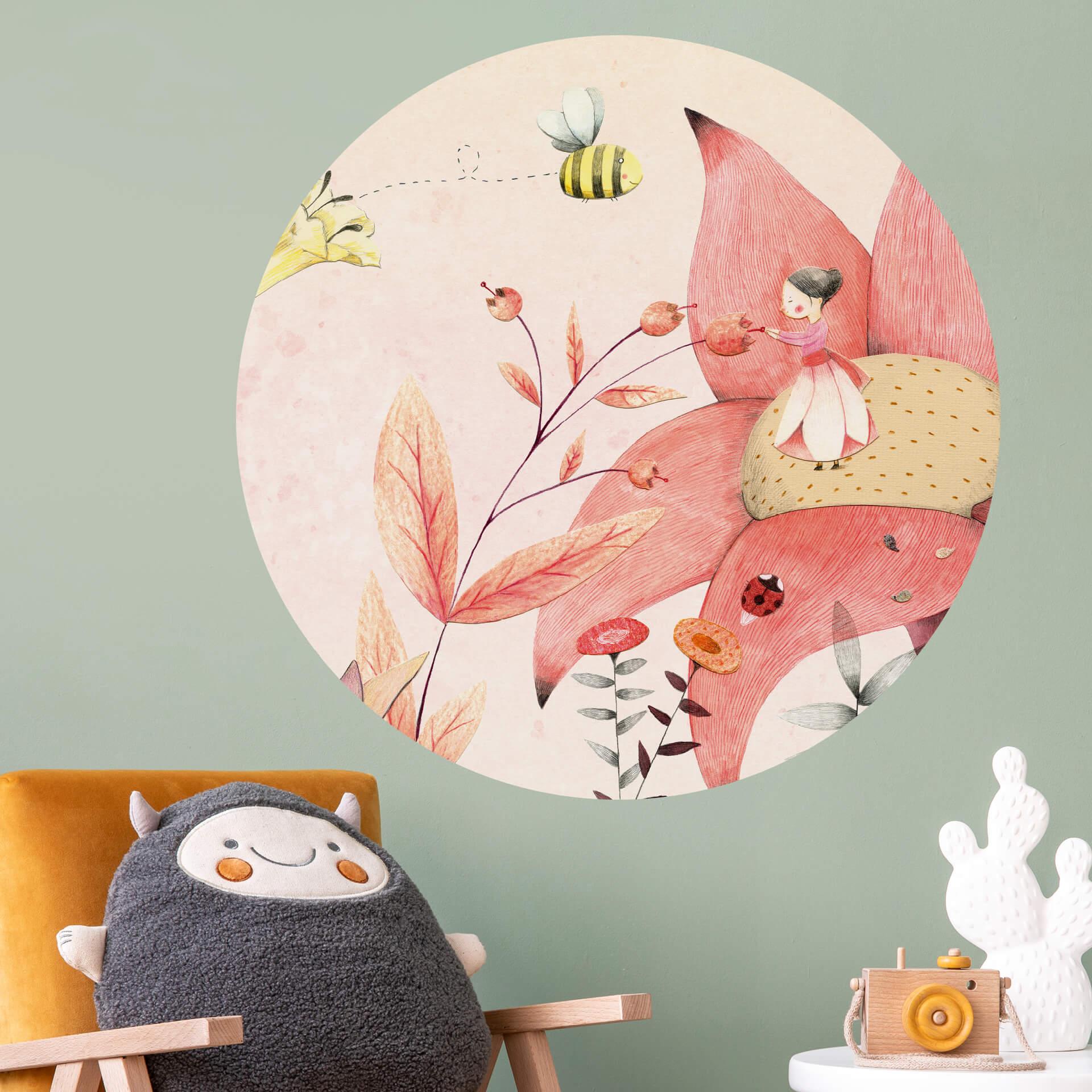 Vinilo decorativo Loske para cuarto de niños - Pulgarcito 01 - Redondo
