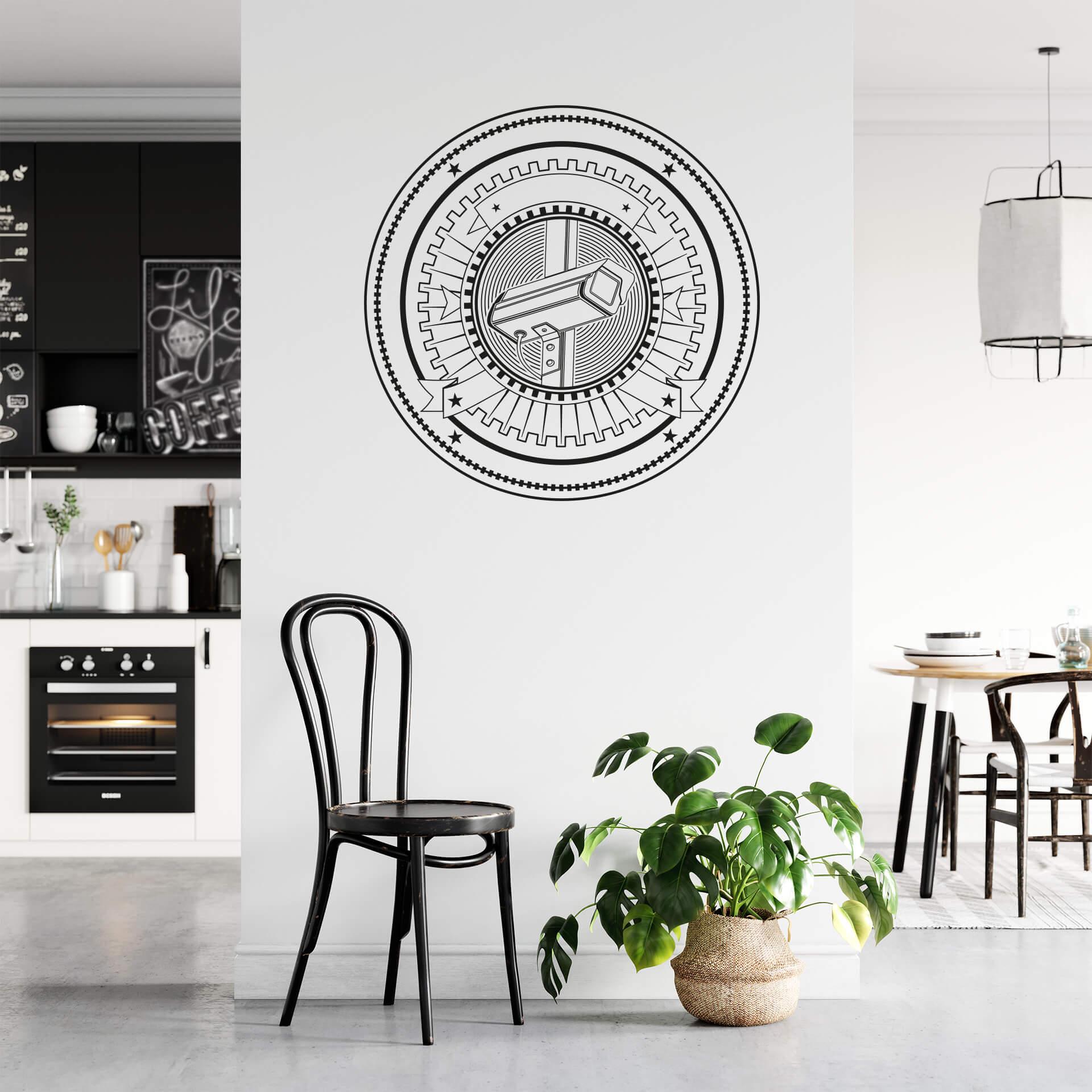 Sticker mural - Caméra de surveillance