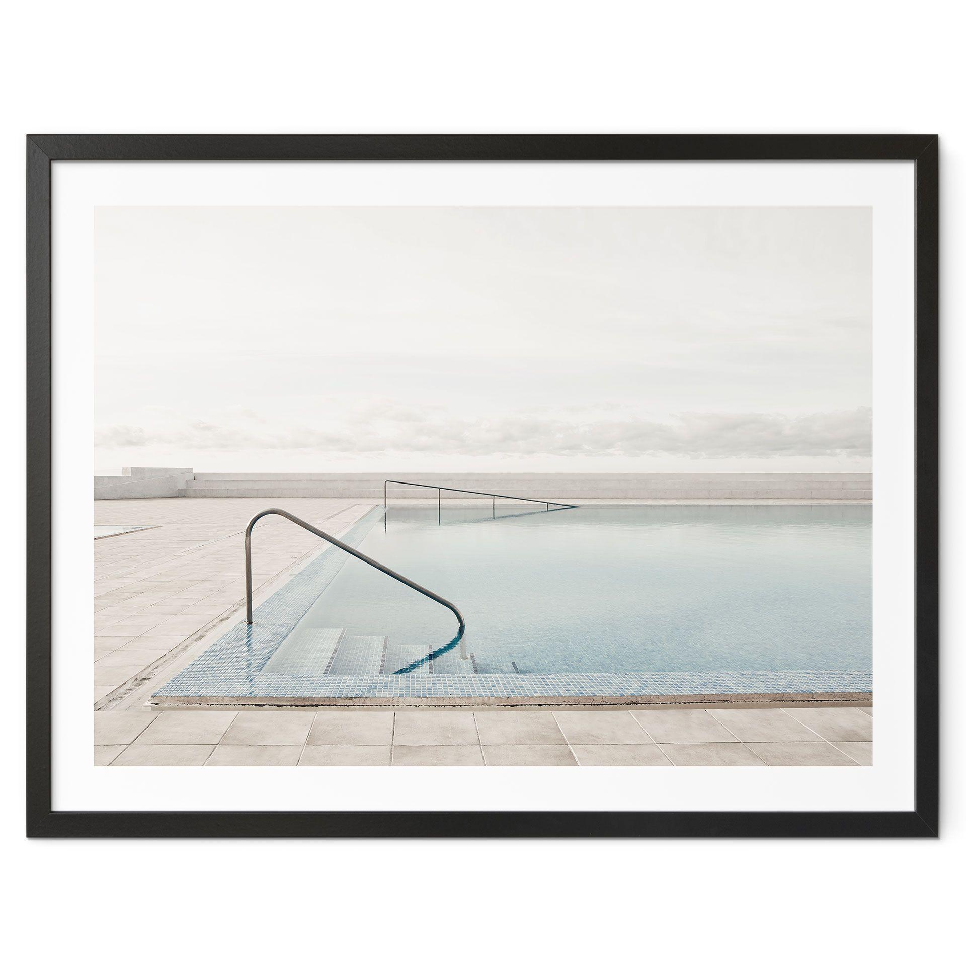 Póster de la piscina infinita con vistas a las nubes - Steinkopff 