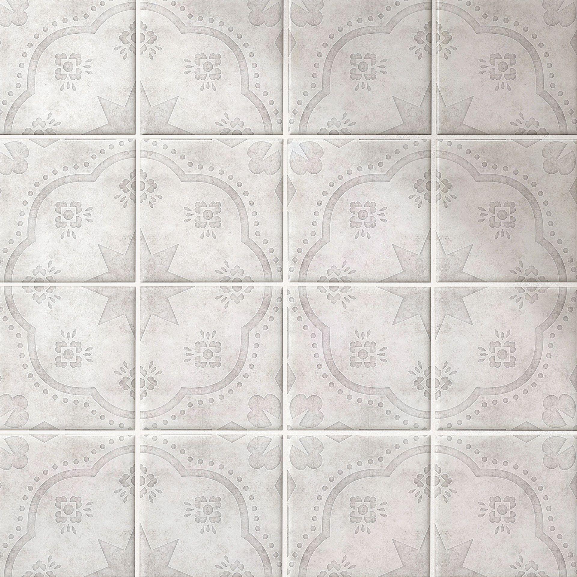 Azulejos Adhesivos nostalgia estrellas aspecto hormigón - lote de 12