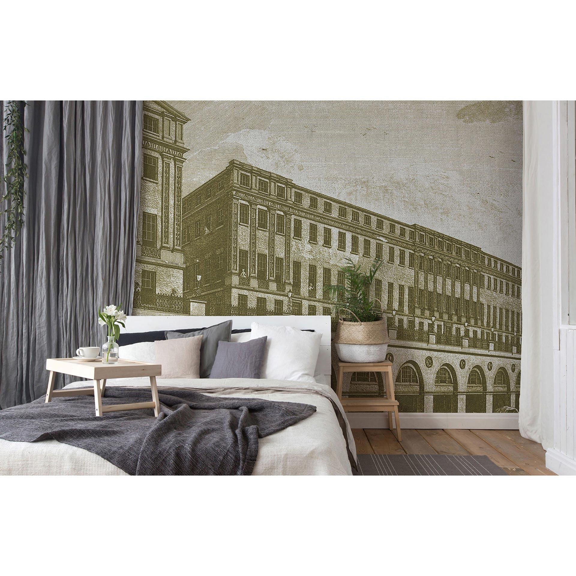 Architects Paper Papier peint photo Atelier 47 Ancient Building Architecture beige et blanc