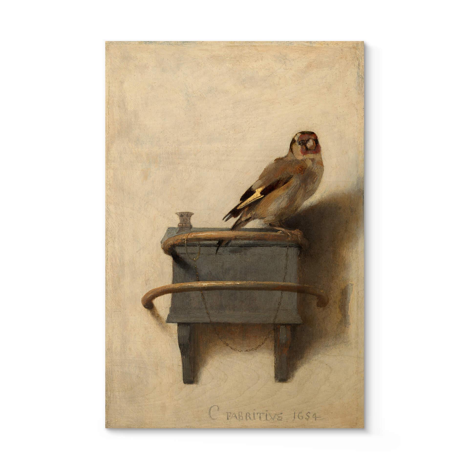 Fabritius Billede af træ - Guldfinken