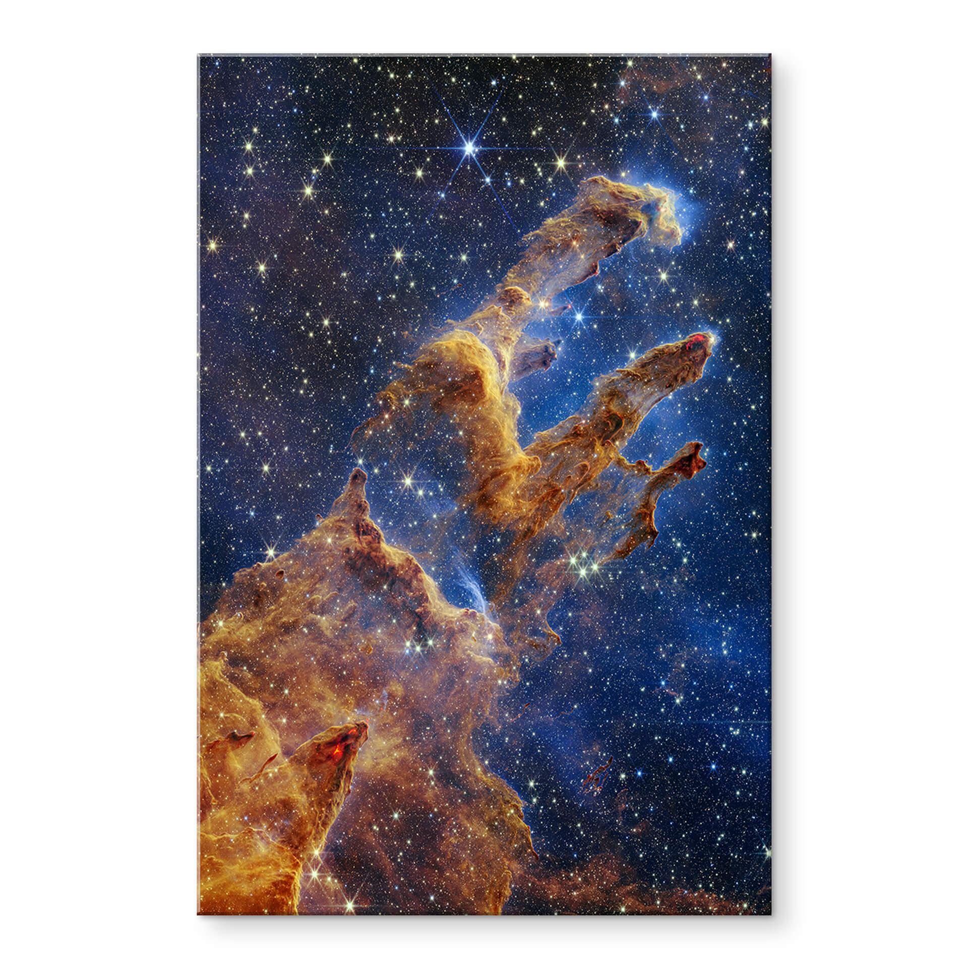 Akrylbillede James Webb Telescope - Skabelsens søjler