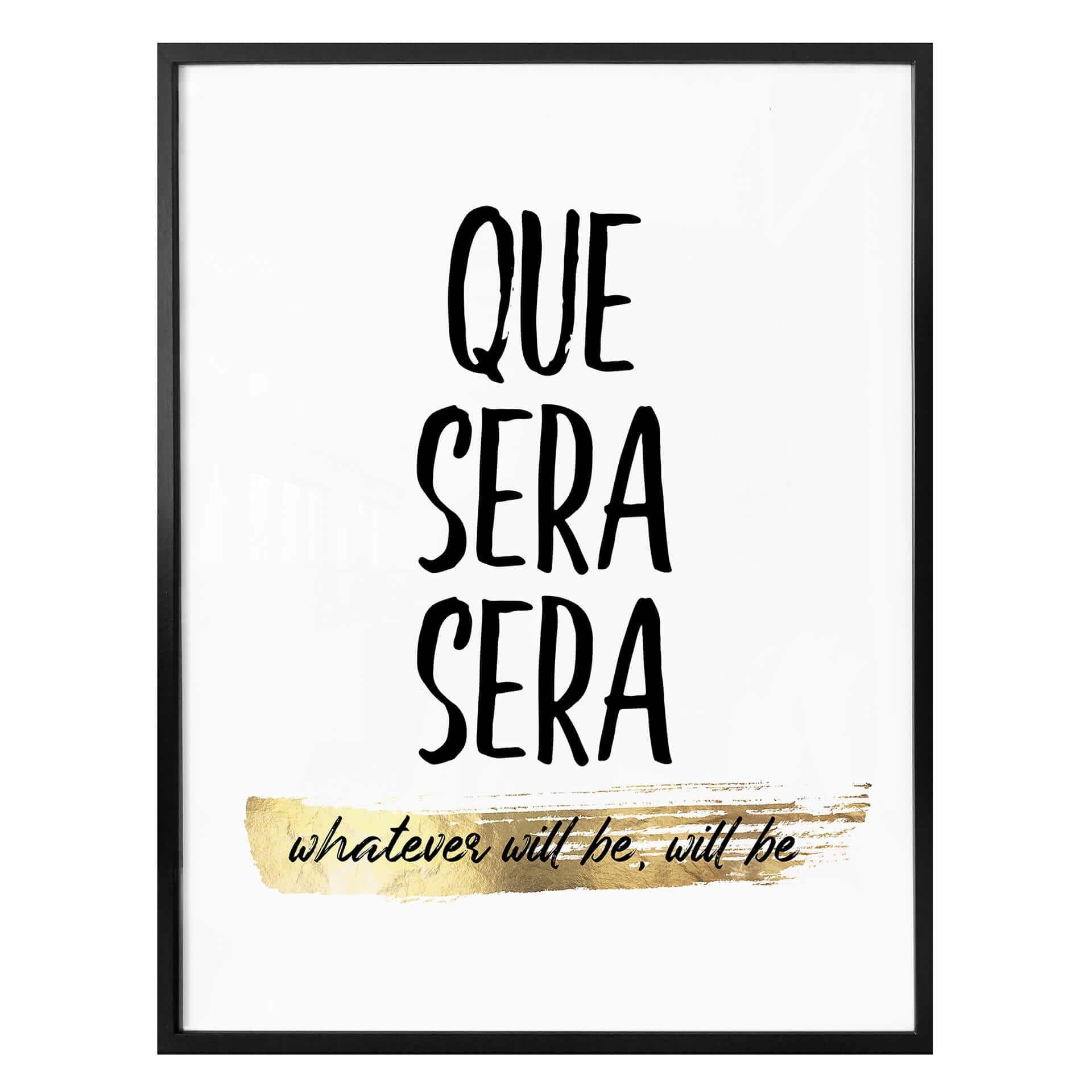 Plakat - Que sera sera