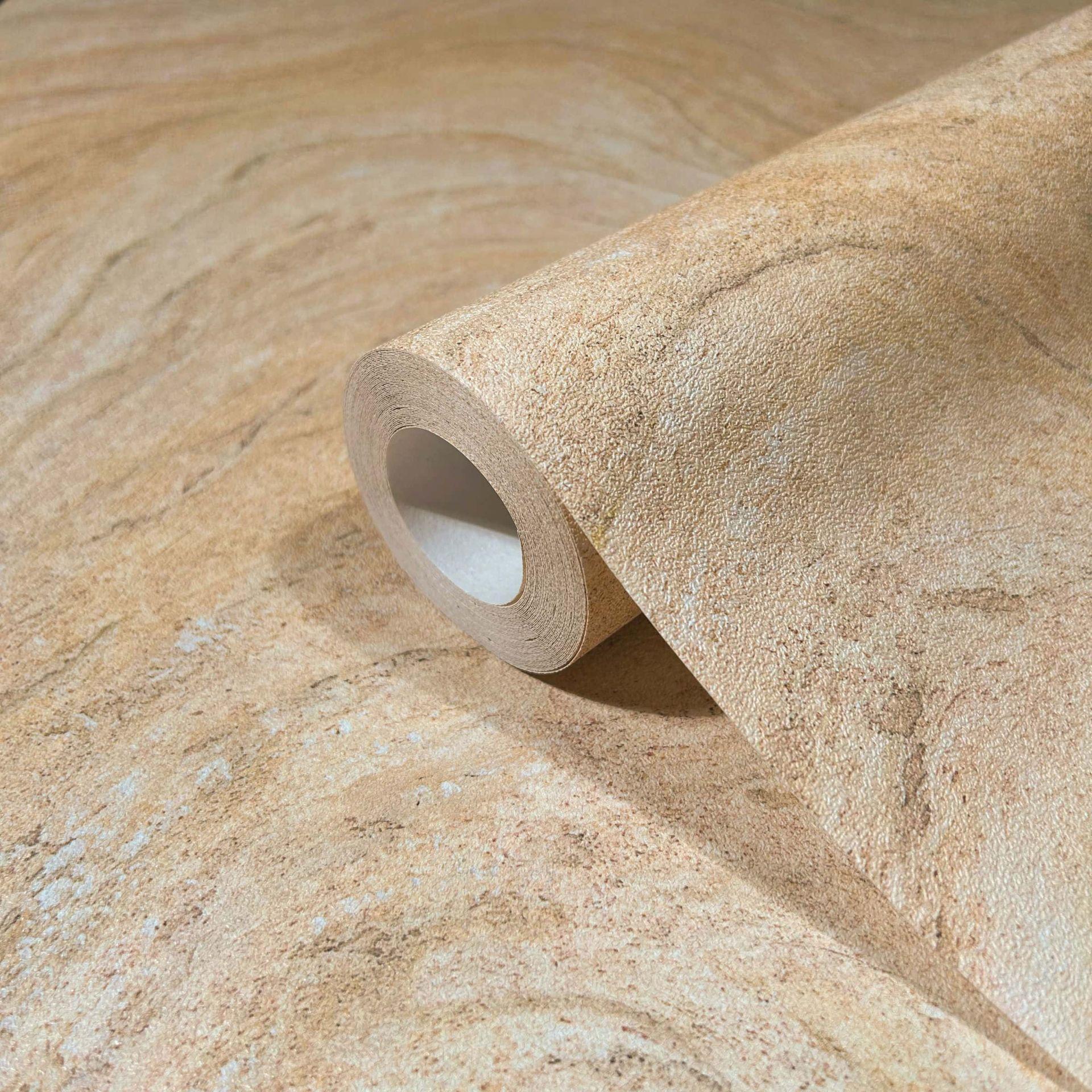 non-woven tapet med marmor som steneffekt beige marmoreffekt