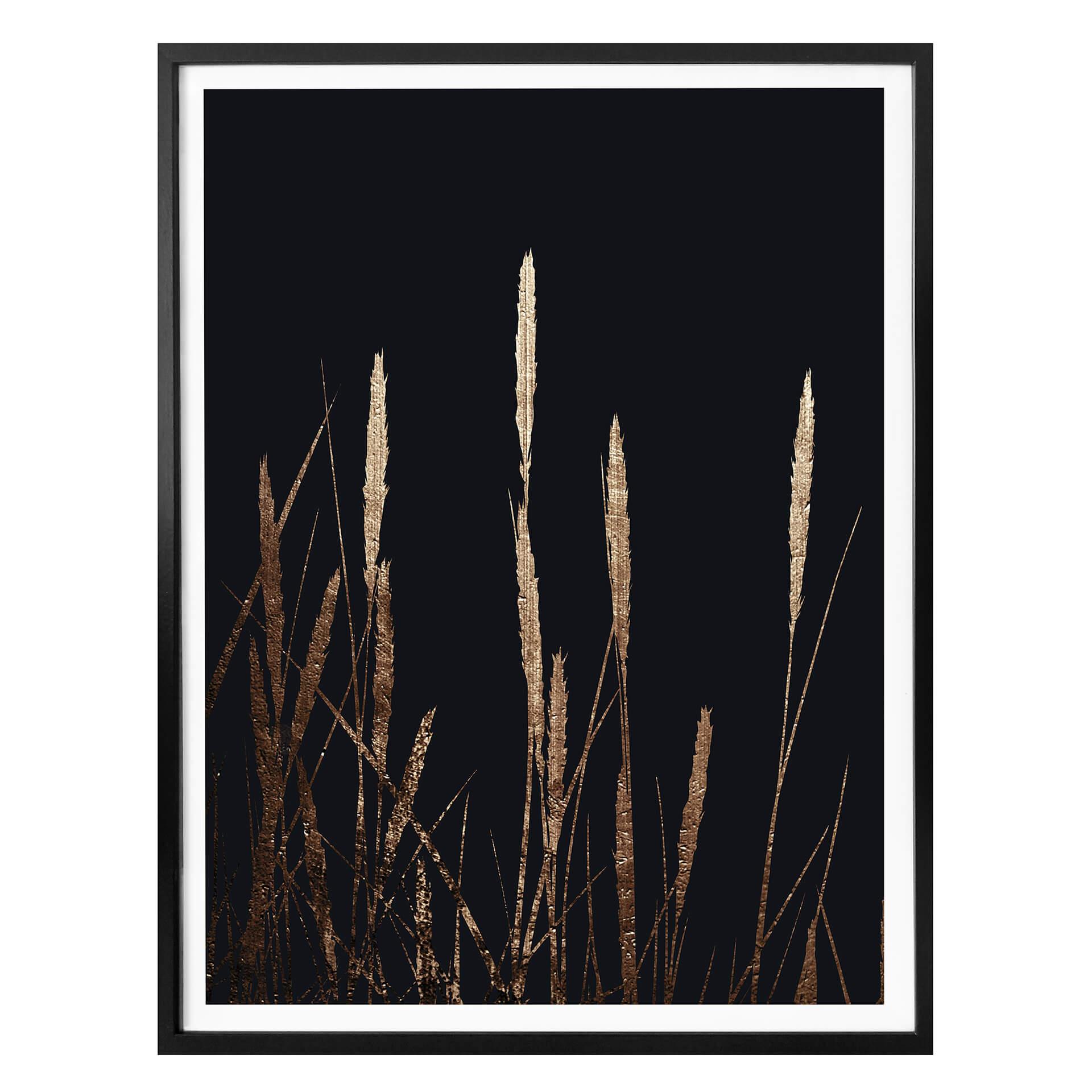 Plakat - Kubistika - Golden Feathers