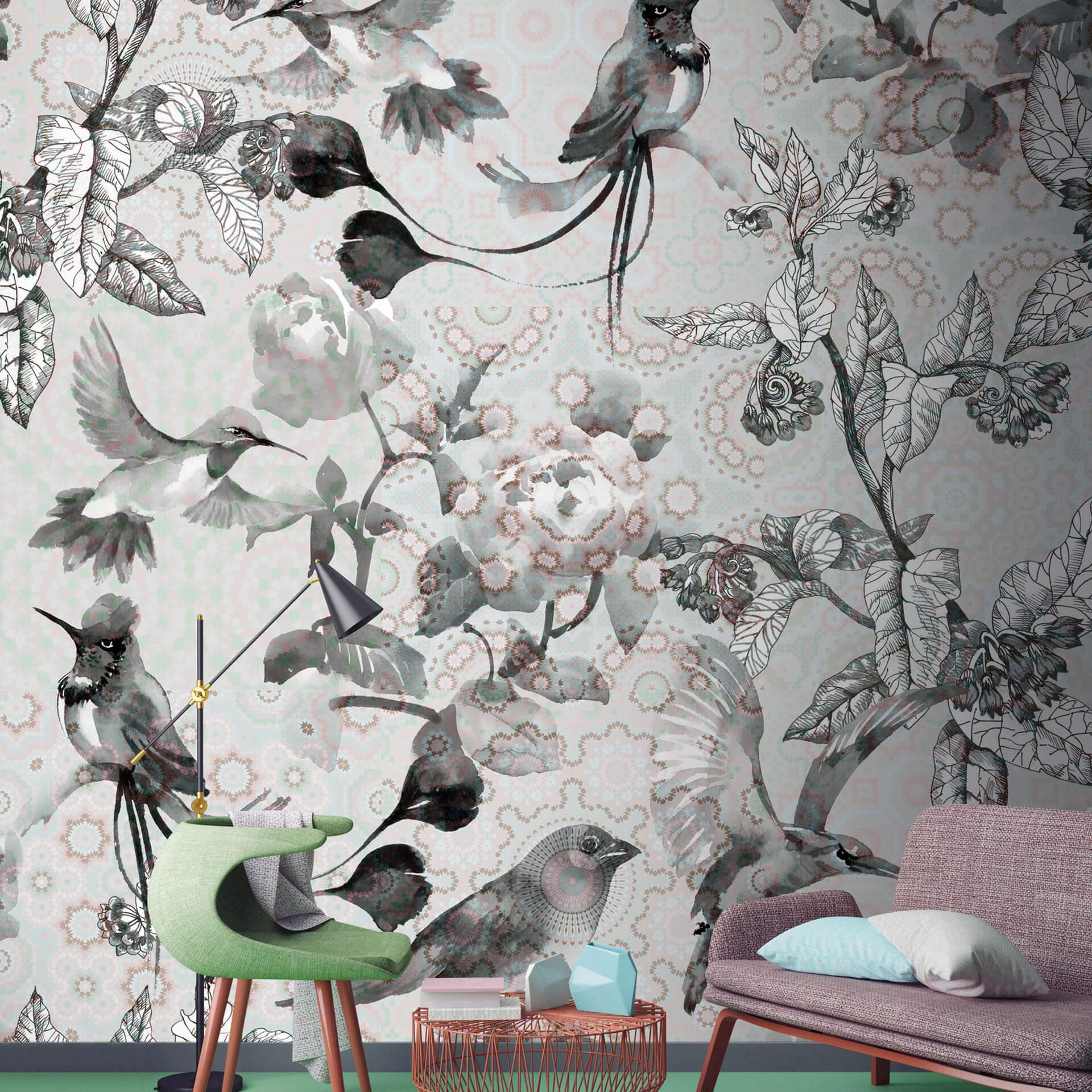 Livingwalls Fototapet Walls by Patel Exotic Mosaic 4