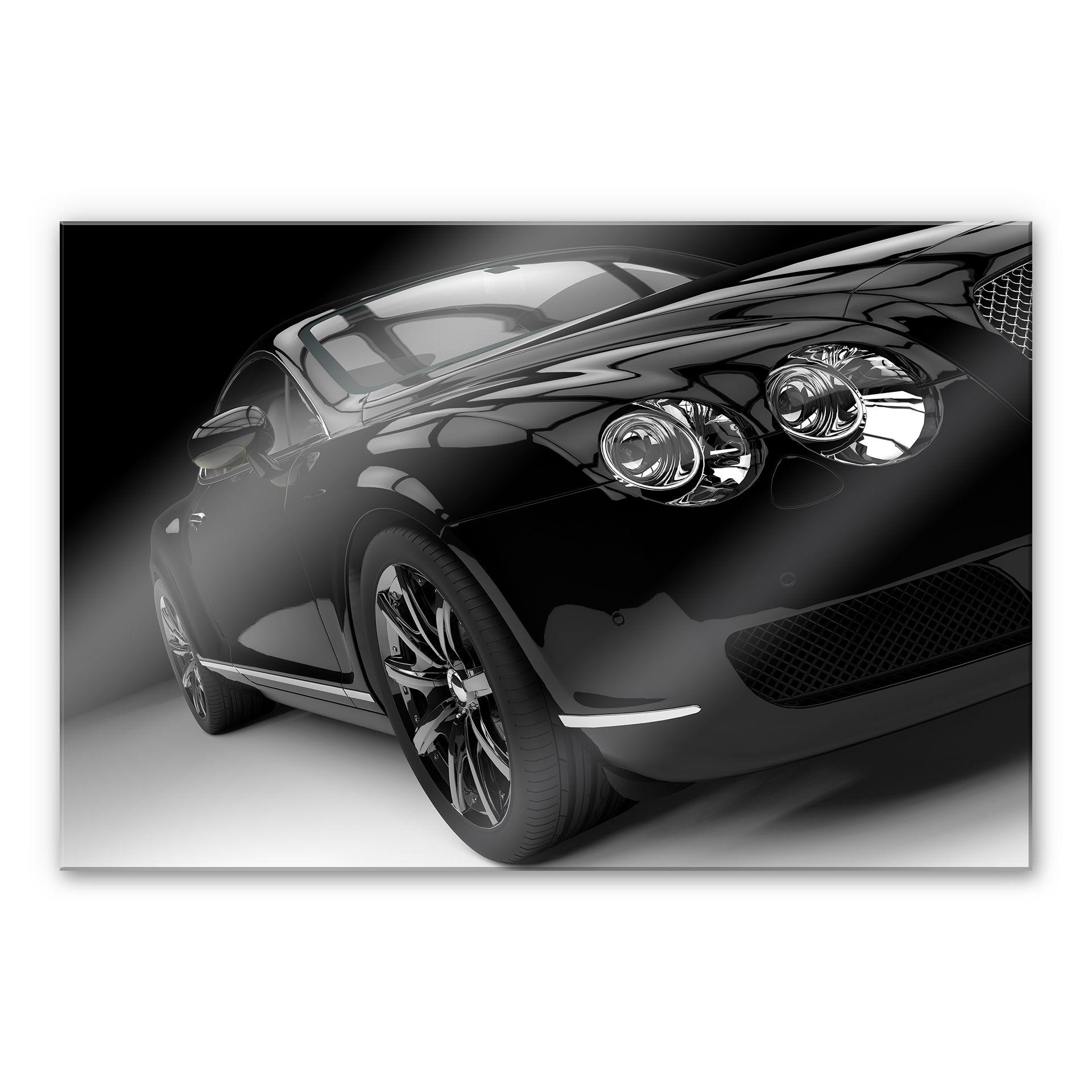 Akrylbillede Metallic Car Black 02