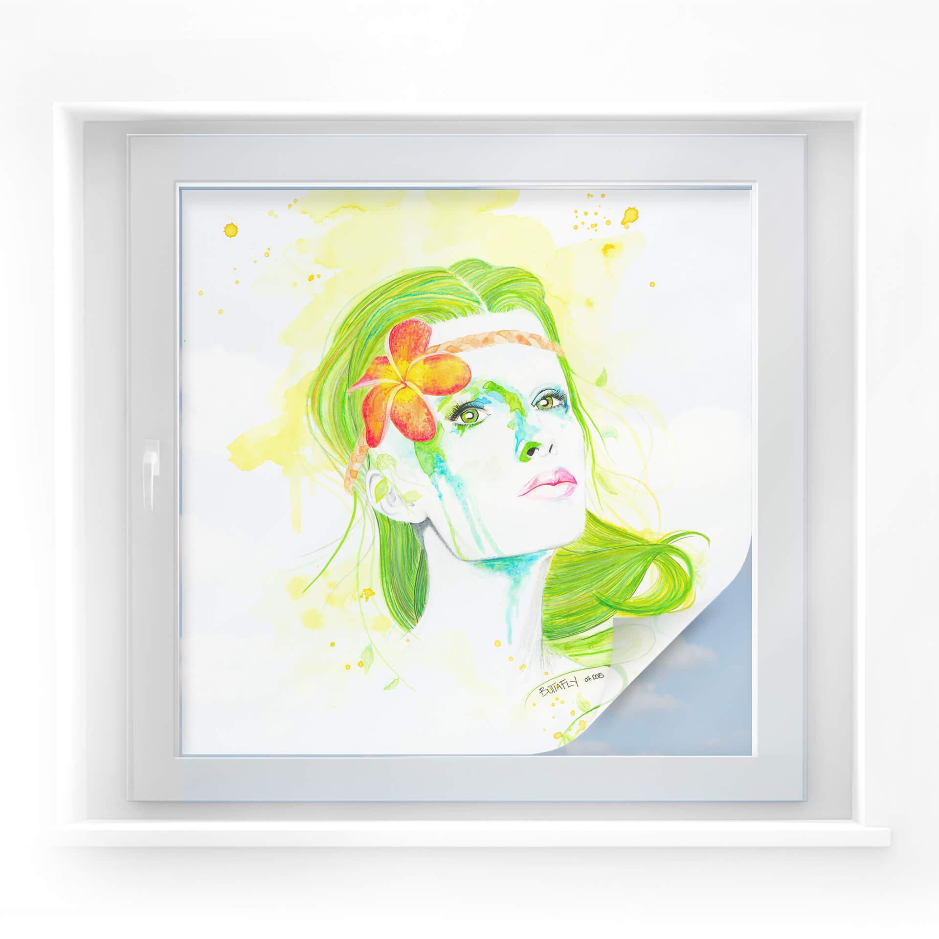 Buttafly privacy film - Natural Girl
