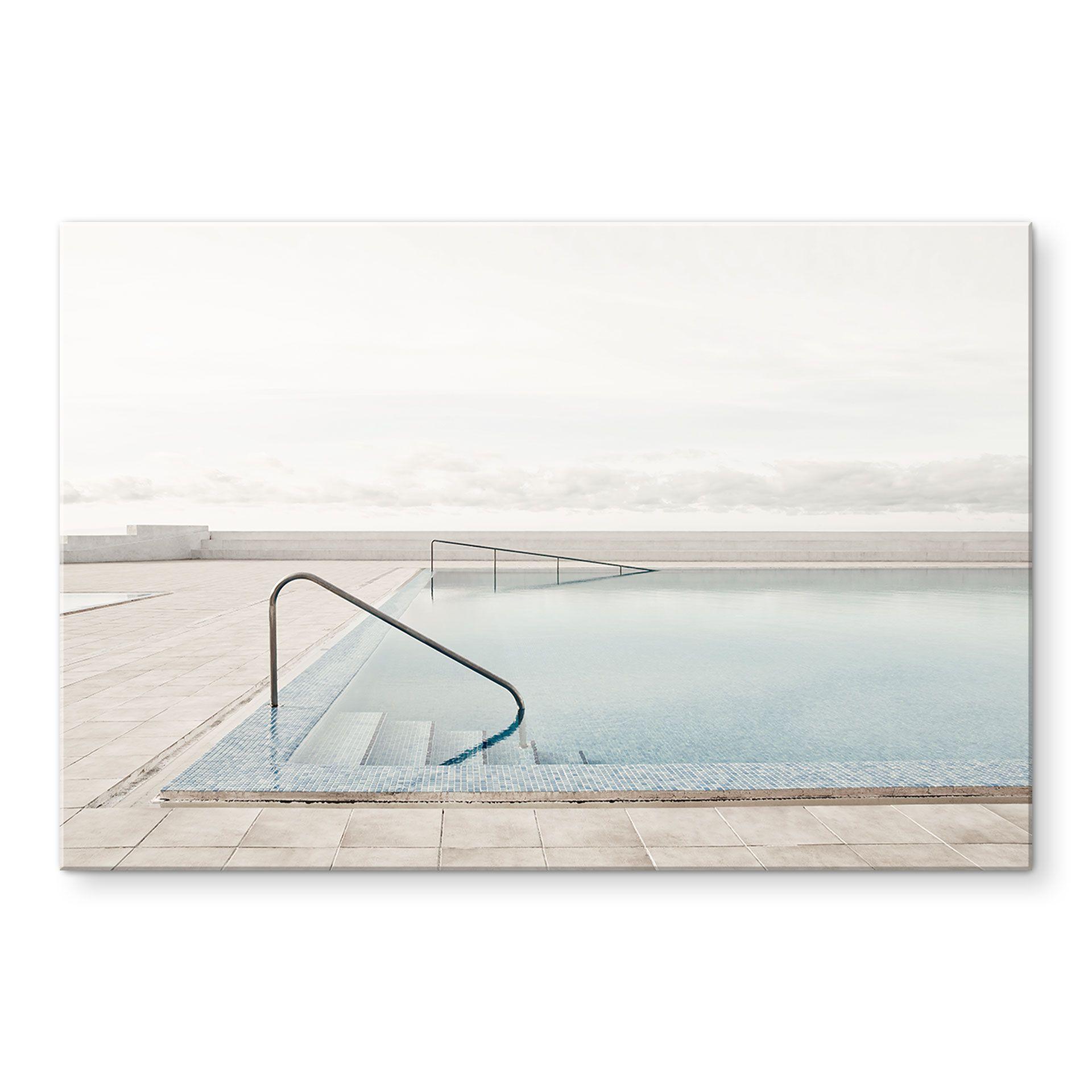 Akrylbillede Infinity-pool med udsigt til skyerne - Steinkopff