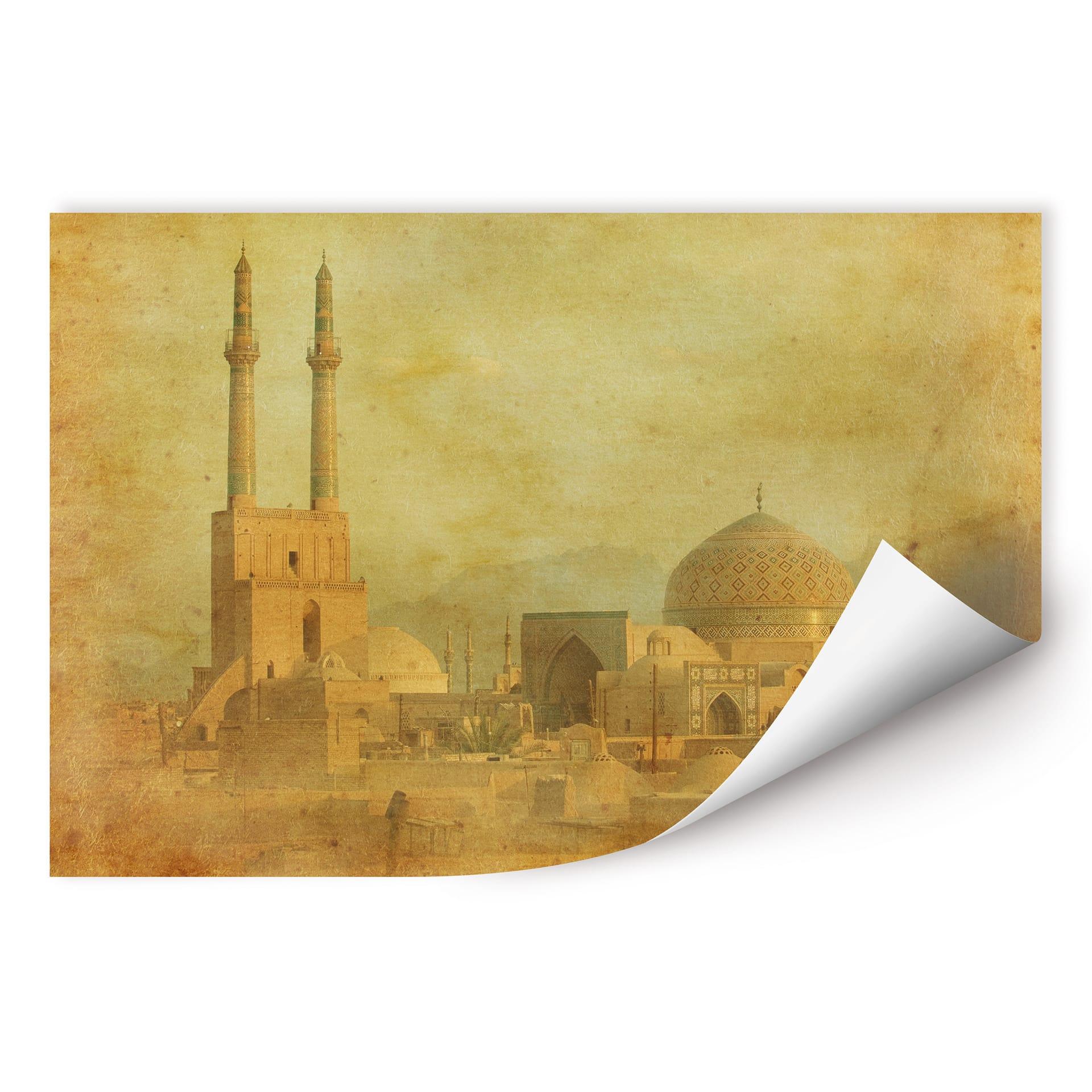Poster autocollant - W - Mosquée