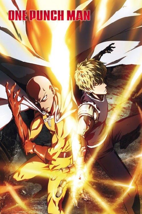 Poster, film poster One Punch Man - Saitama Genos 61x91,5 cm