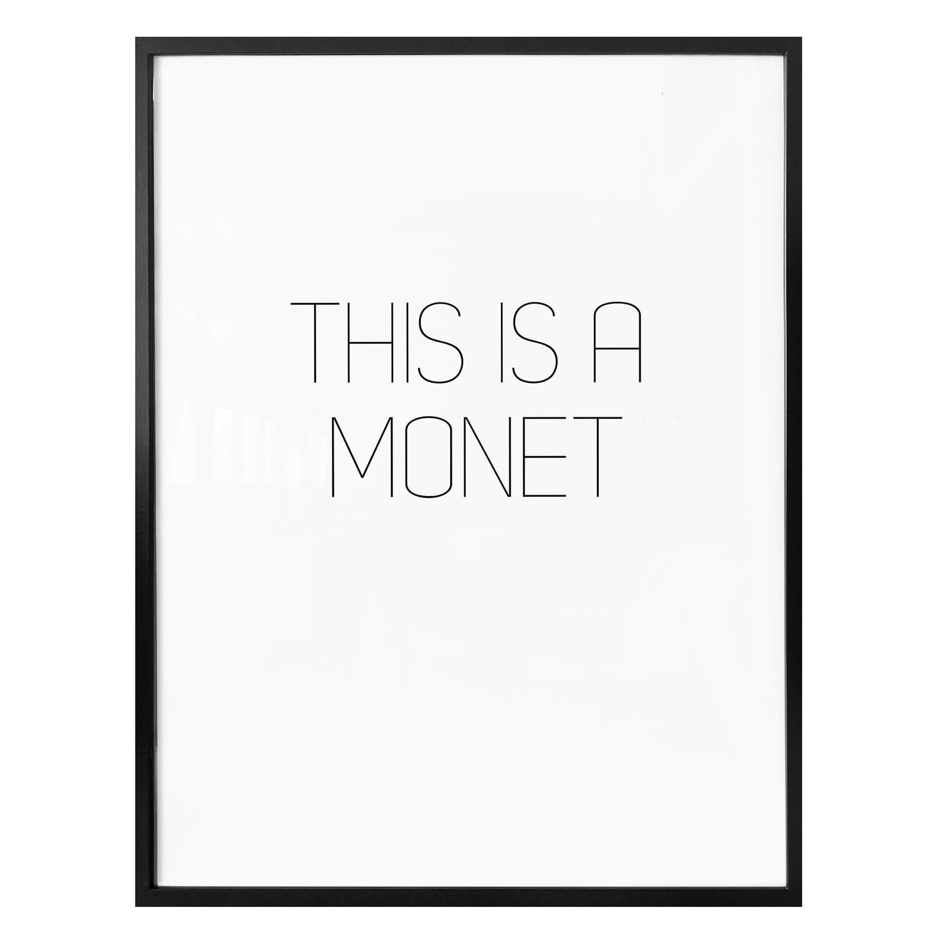 Póster premium This is a Monet