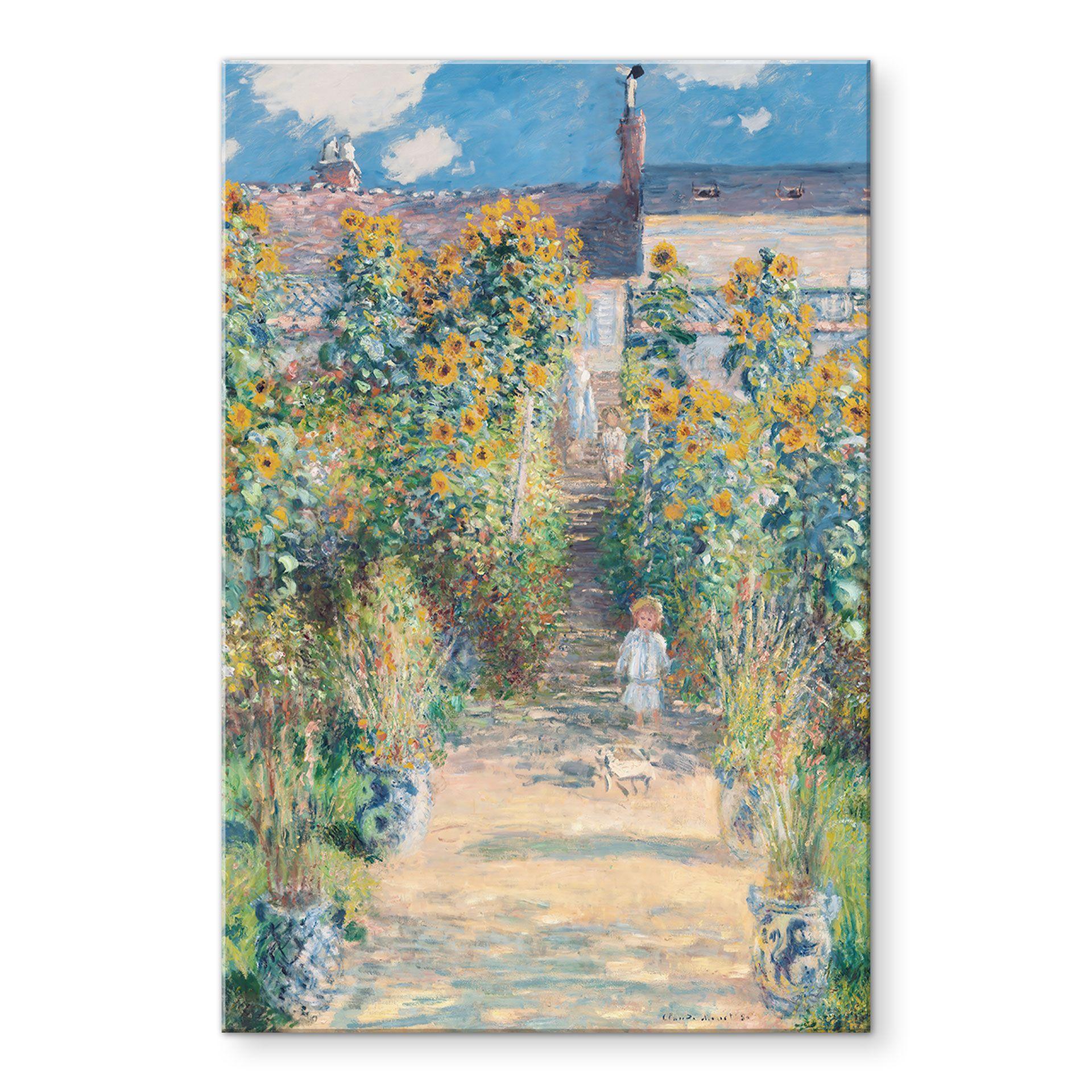 Akrylbillede Monet - Monets have i Vétheuil