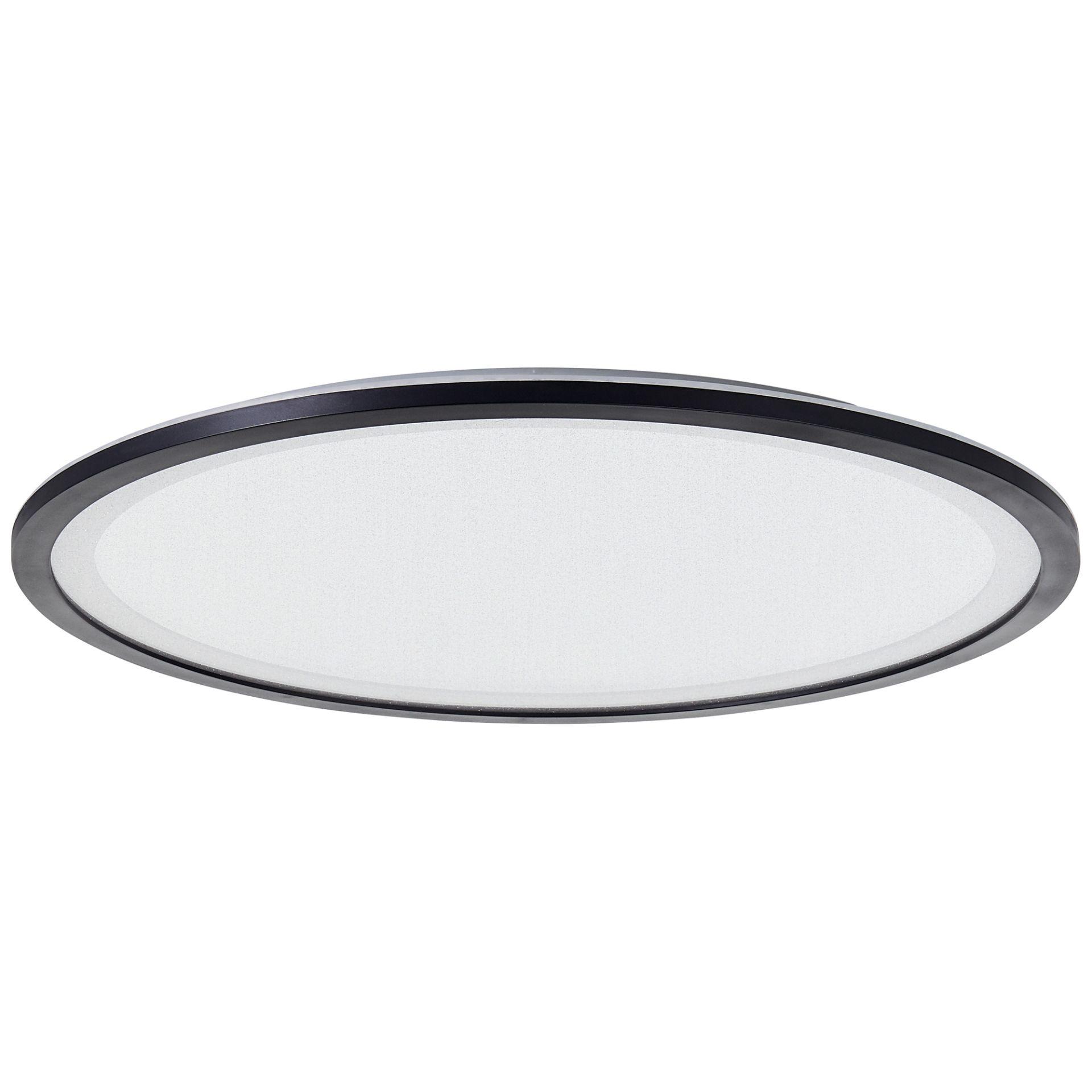 Deckenleuchte Liz, schwarz, 3 x 50 cm, Glitzeroptik