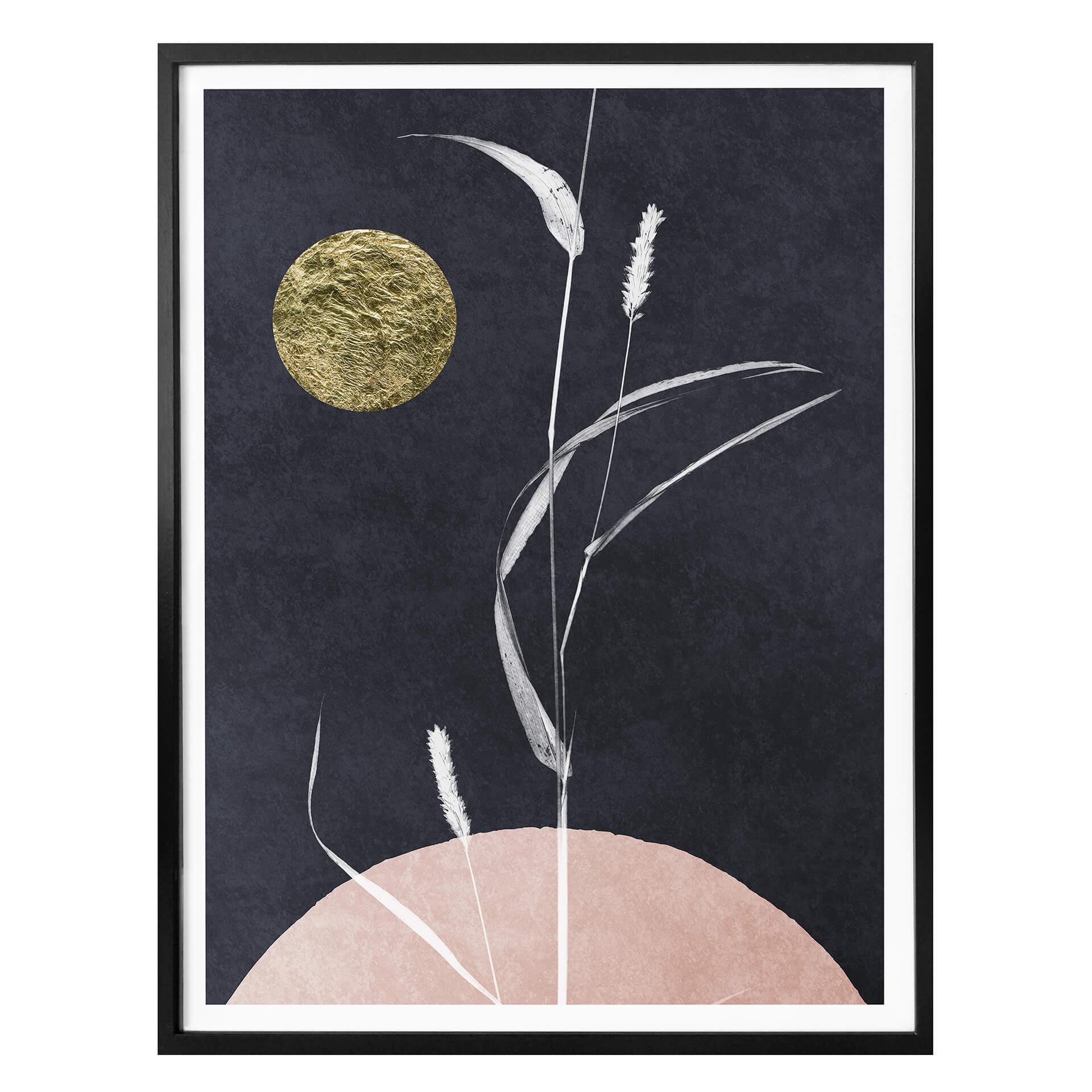 Póster Kubistika - Luna llena