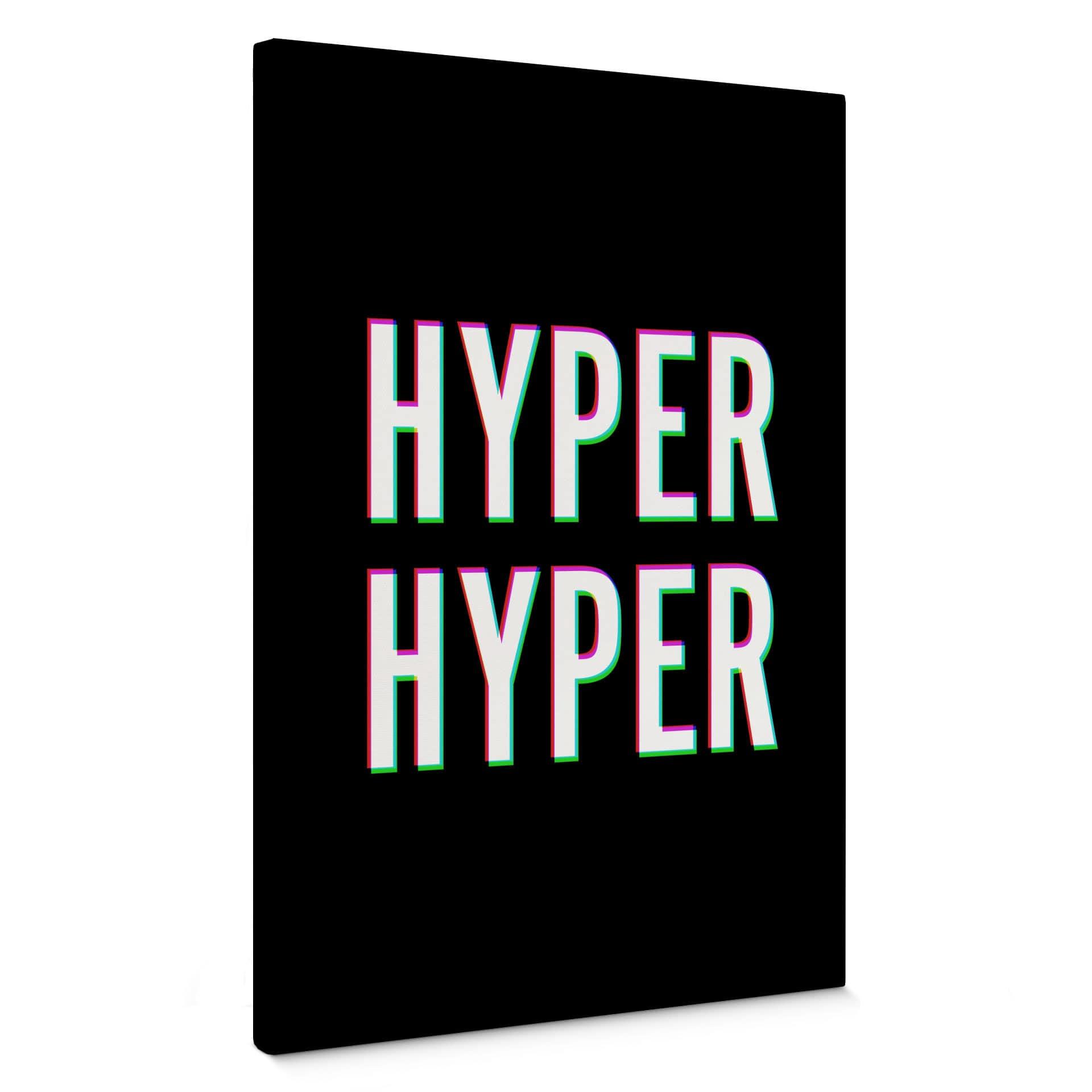 Lienzo Hyper Hyper - Efecto Glitch