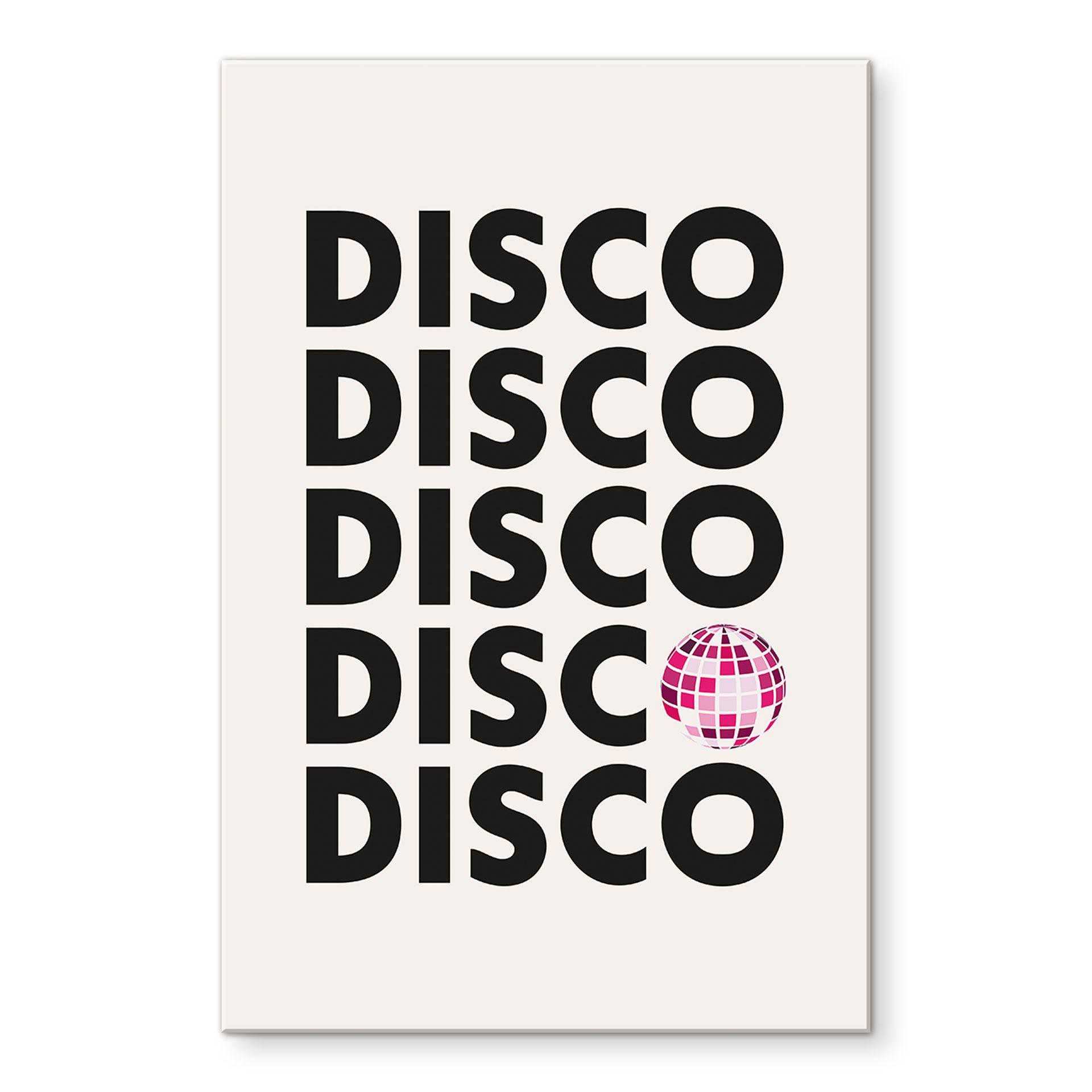 Akrylbillede Retro Disco Vibes Typografi - Kerr-Dineen