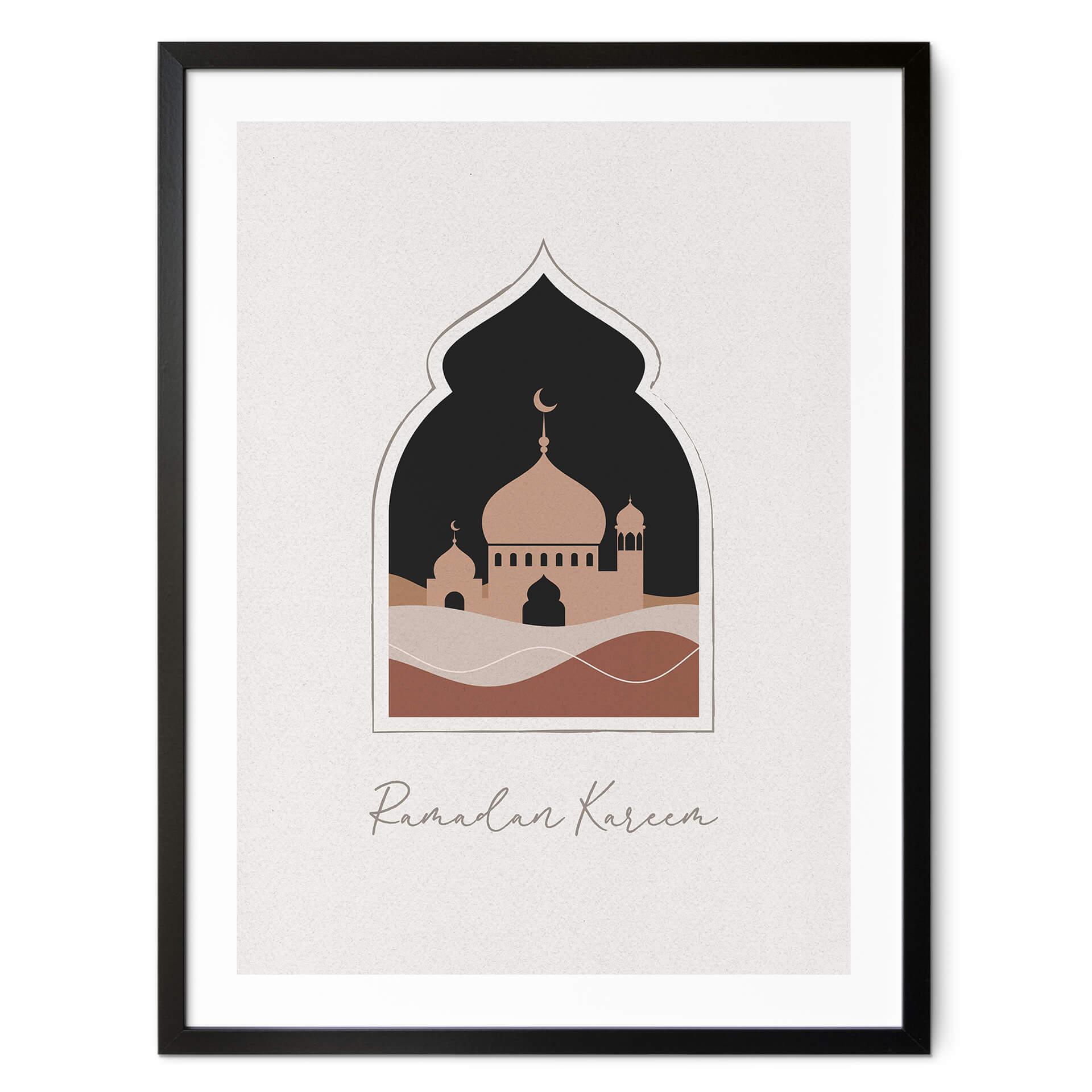 Poster Mosquée Ramadan Kareem