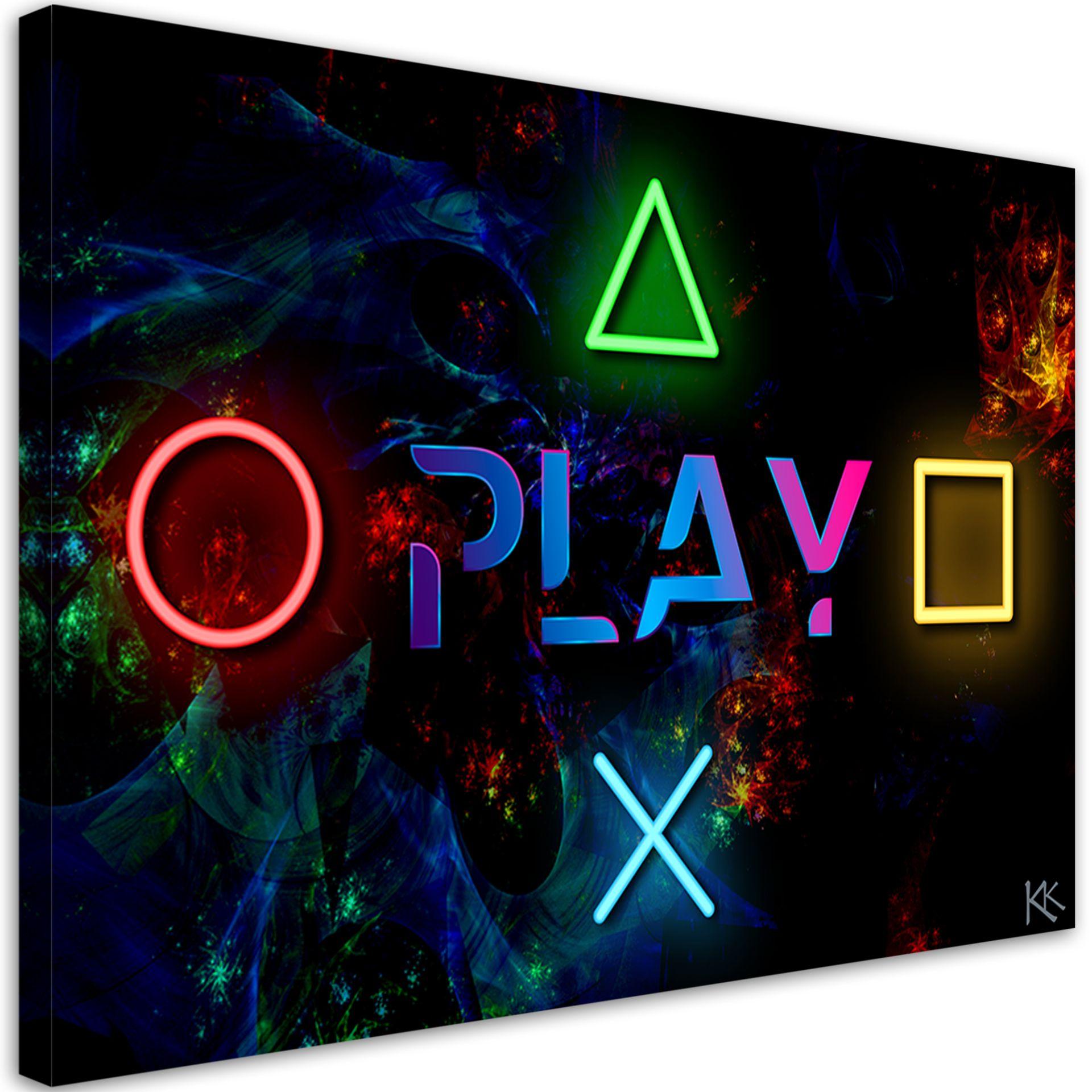 Canvasbillede, Spilkonsol gamer controller